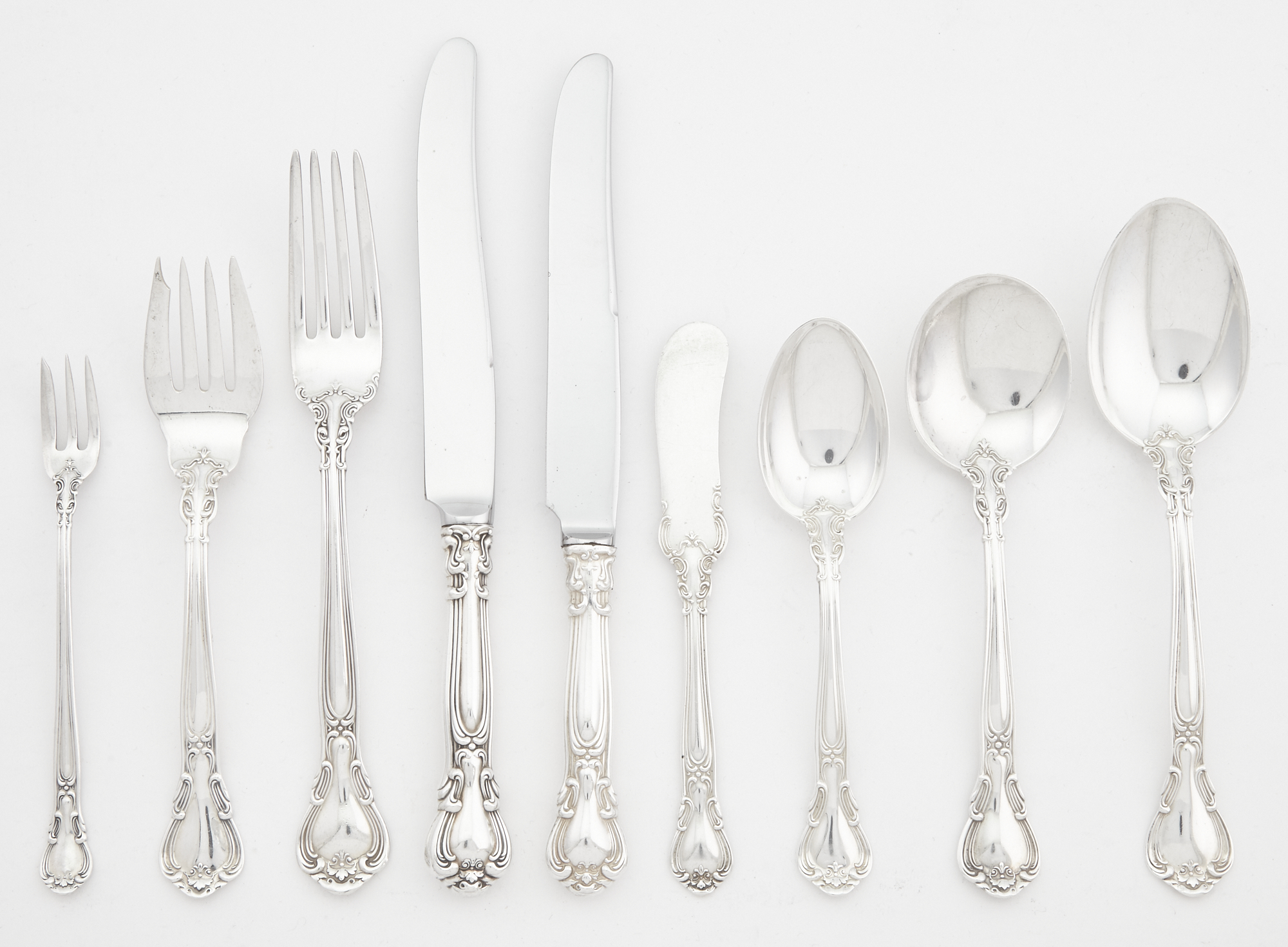 Lot image - Gorham Sterling Silver Chantilly