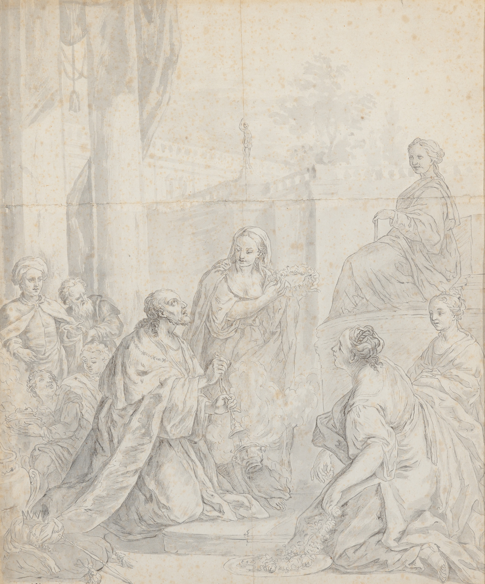 Lot image - Attributed to Francesco Albani