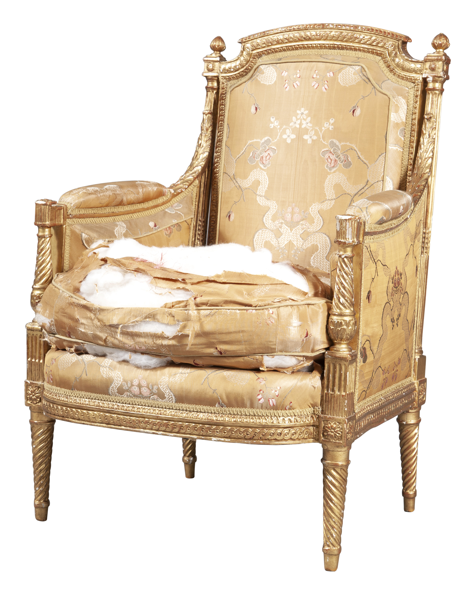 Lot image - Louis XVI Giltwood Bergère