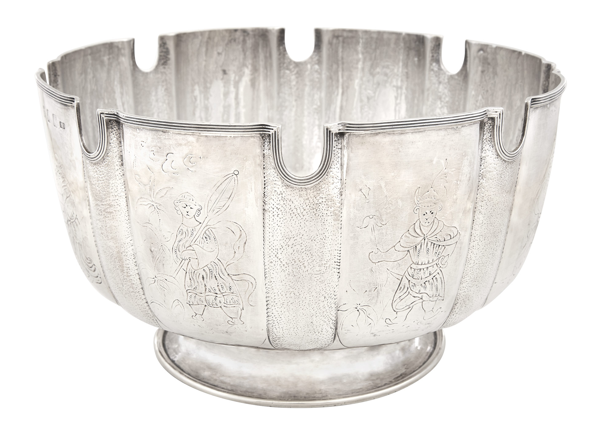 Lot image - English Sterling Silver Monteith