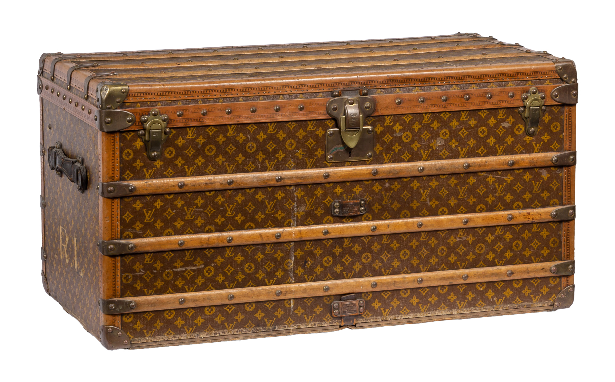 Lot image - Louis Vuitton Monogram Canvas Steamer Trunk