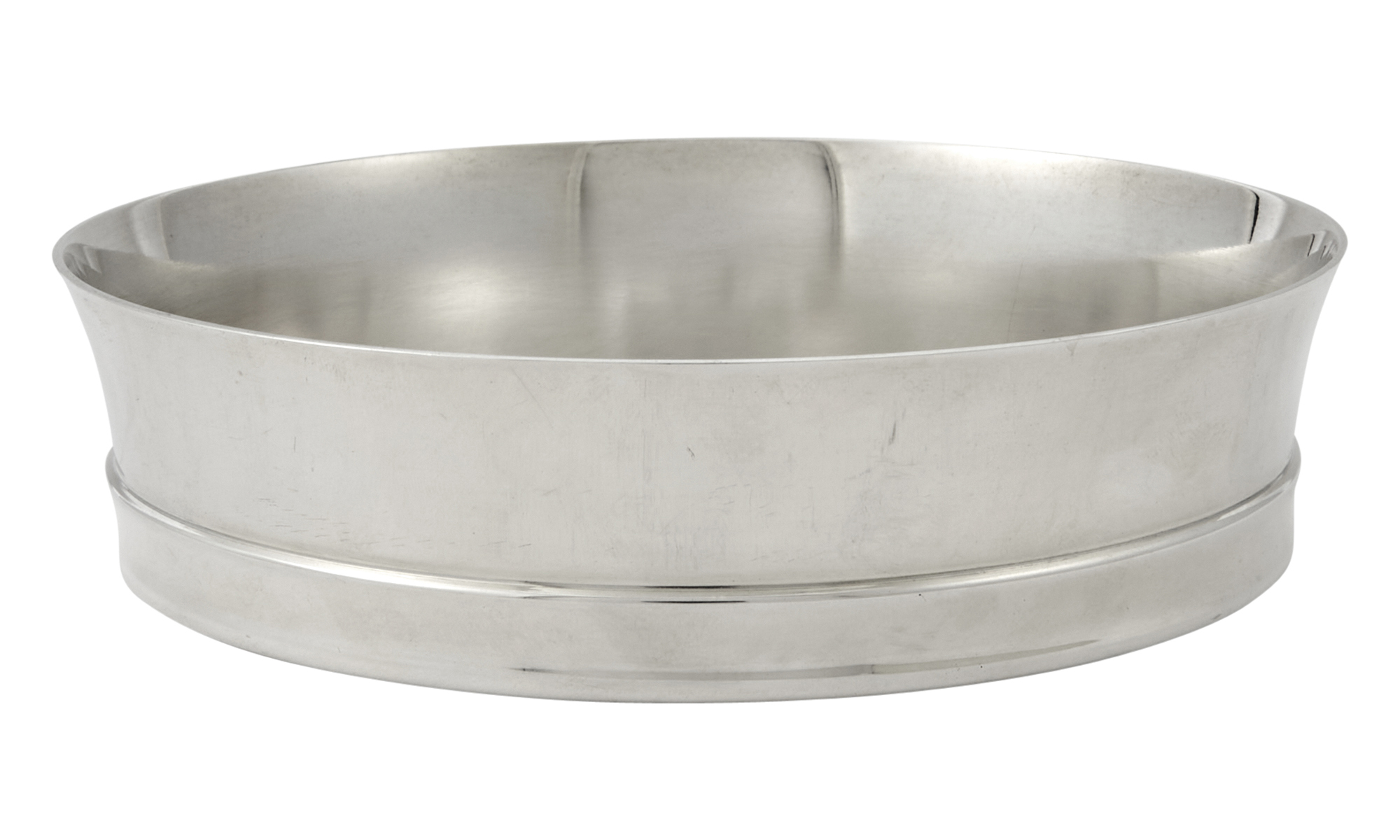 Lot image - Tiffany & Co. Sterling Silver Bottle Coaster