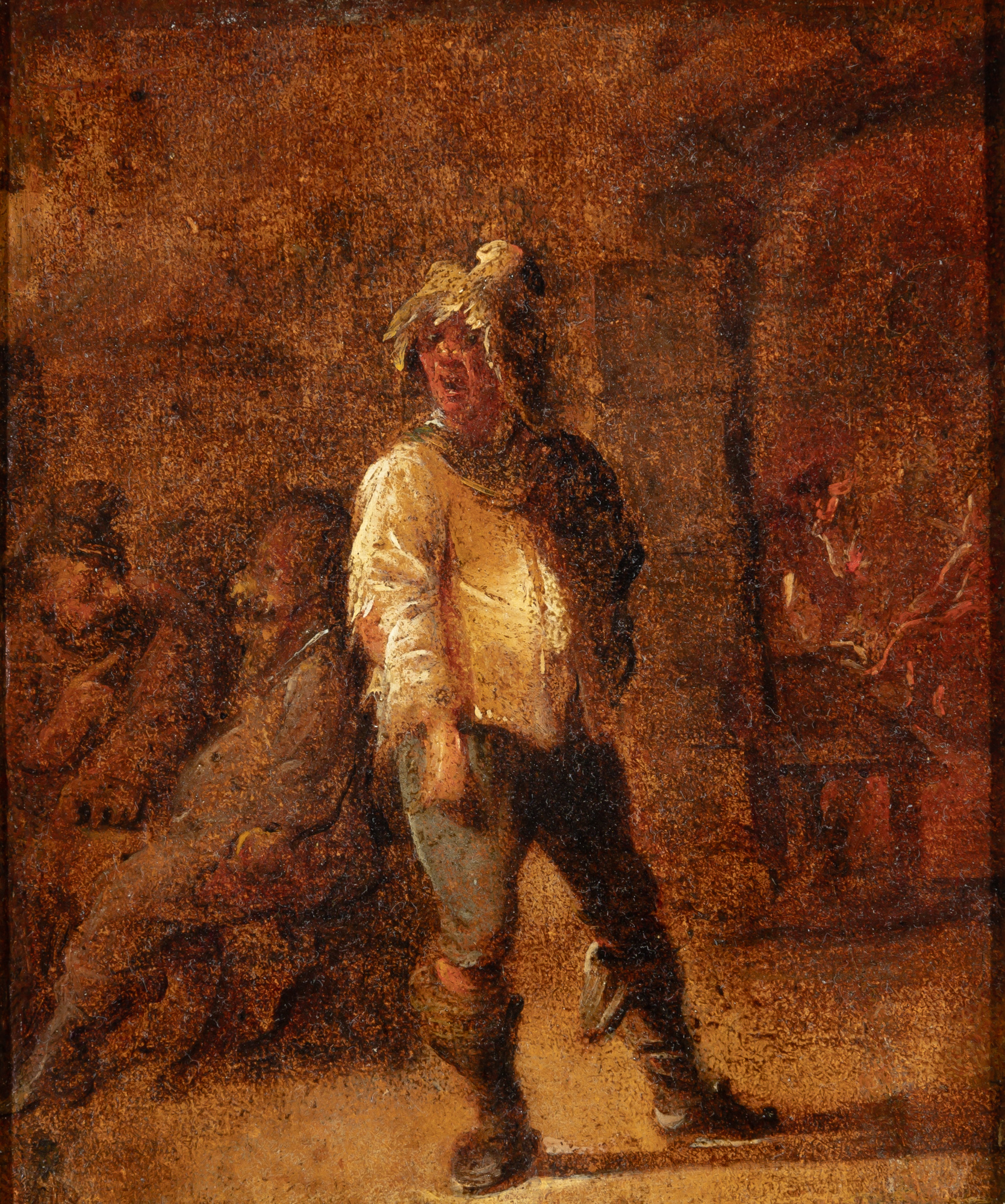 Lot image - Attributed to Adriaen Brouwer