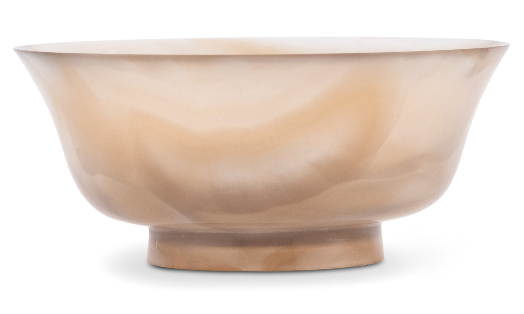 Lot image - A Chinese Carved Agate Bowl