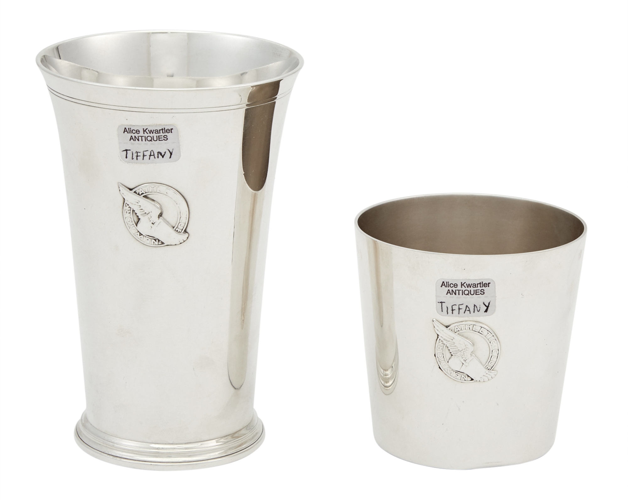 Lot image - Two Tiffany & Co. Sterling Silver New York Athletic Club