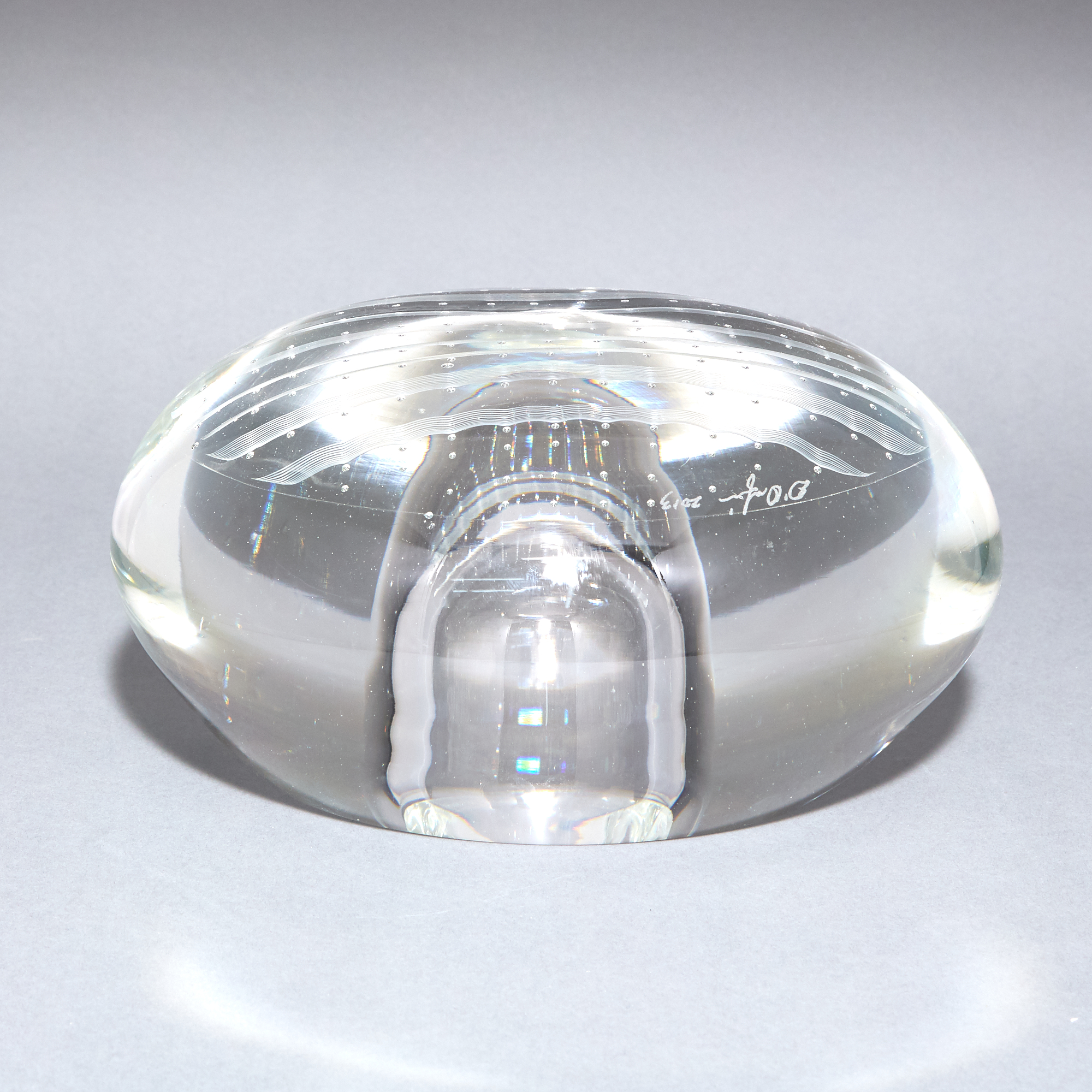 Lot image - Bernie DOnofrio Glass Sculpture