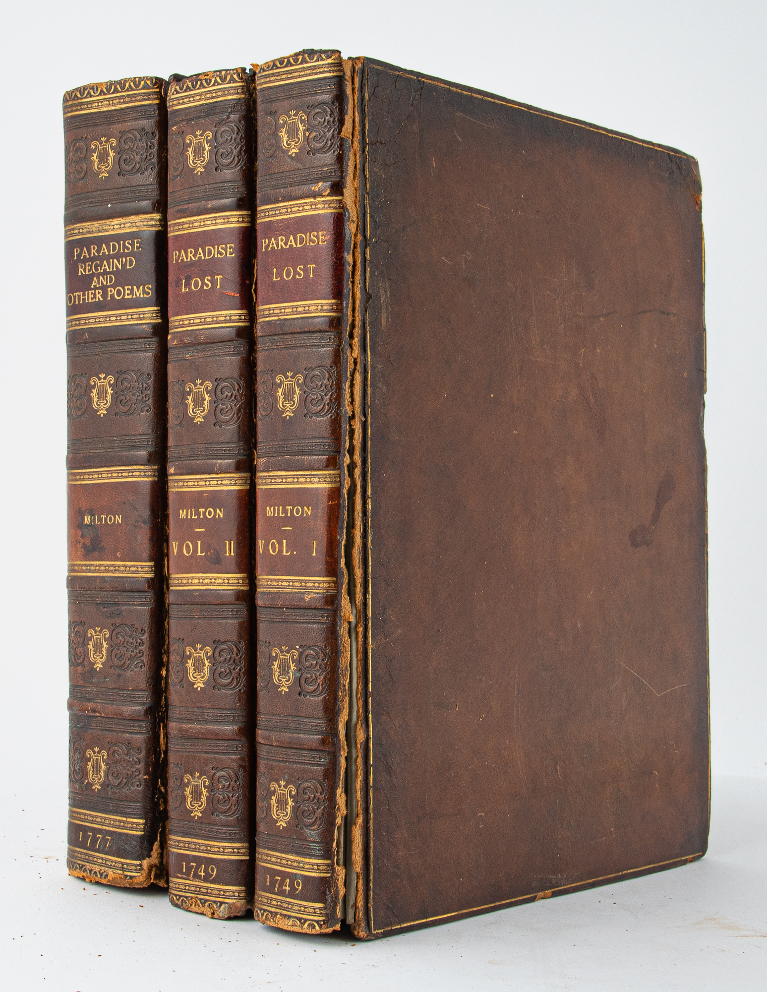 Lot image - MILTON, JOHN  Paradise Lost. A Poem in Twelve Books. A New Edition with notes by Thomas Newton.