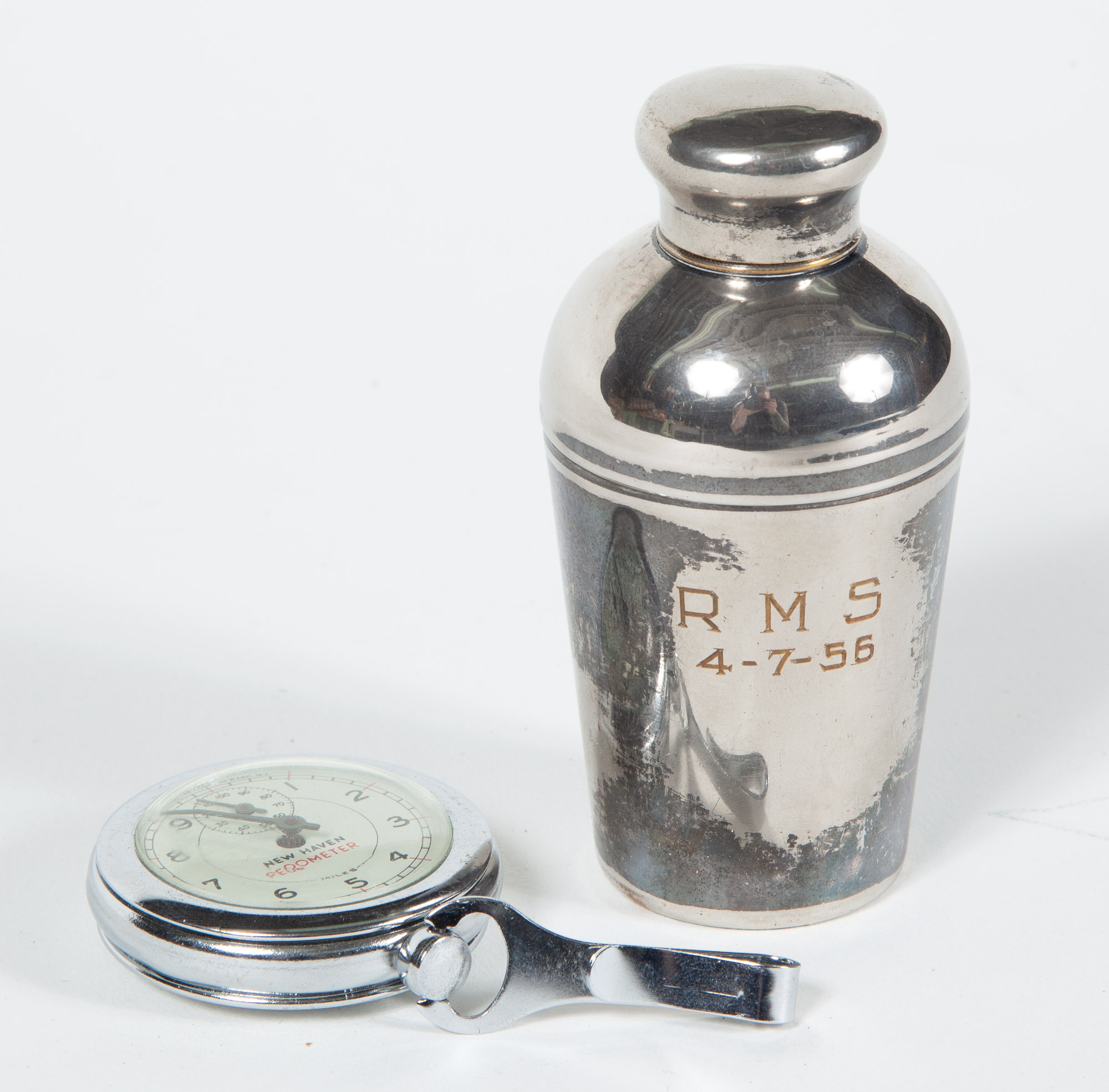 Lot image - [SILVER]  Miscellaneous group of silver and plated items.