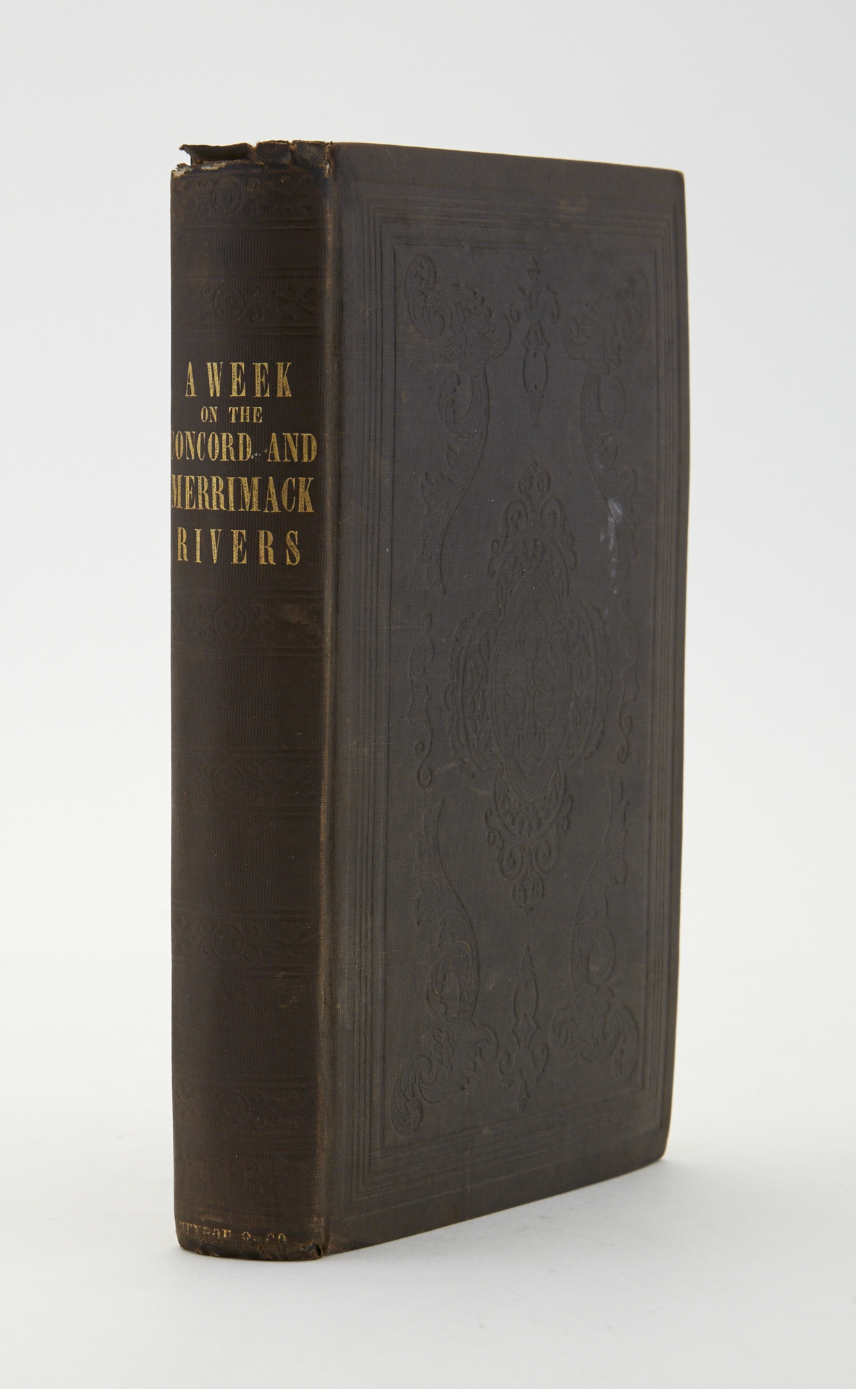 Lot image - THOREAU, HENRY  A Week on the Concord and Merrimack Rivers.