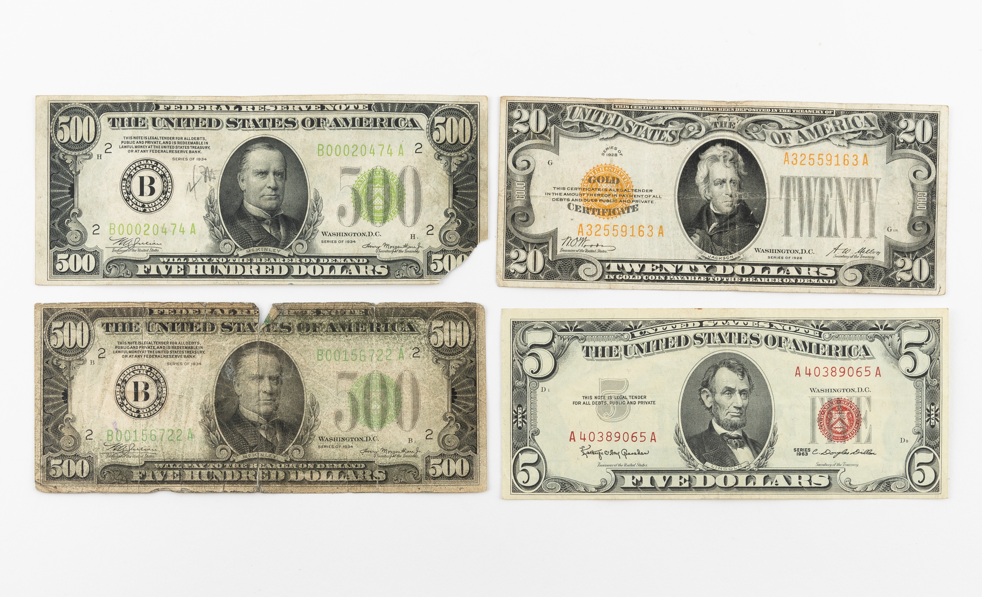 Lot image - United States Small Size Note Group