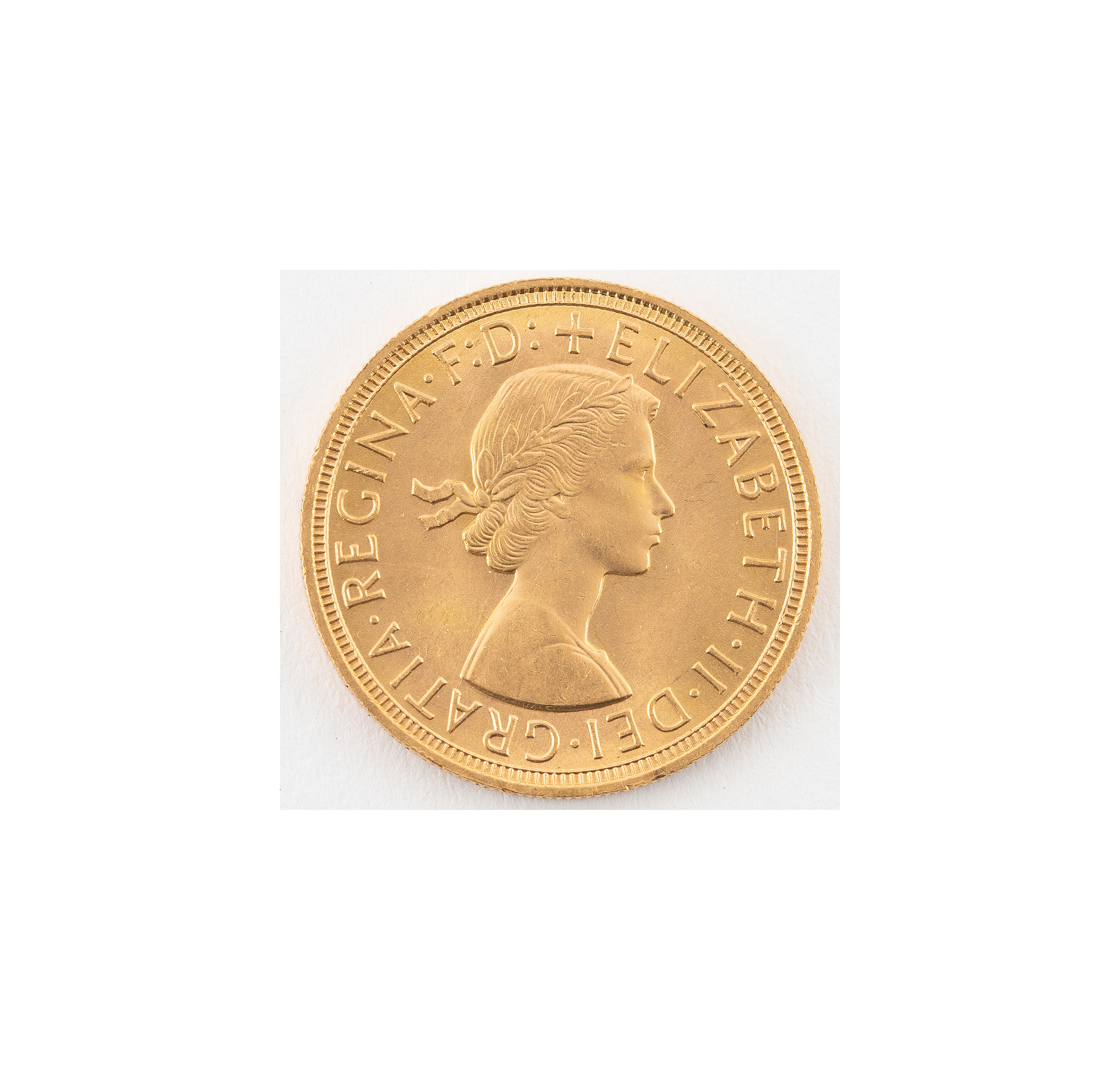 Lot image - Great Britain 1957 QE II Sovereign