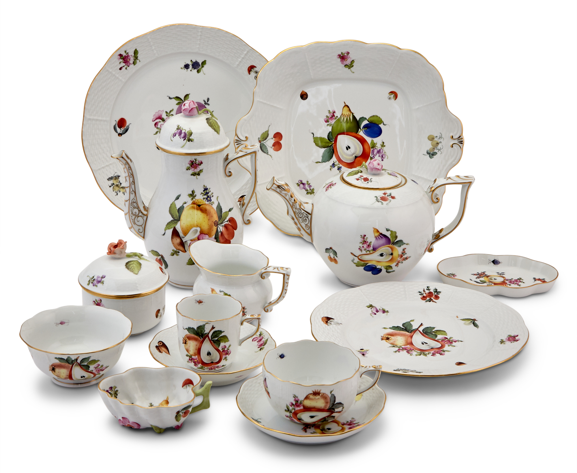 Lot image - Herend Fruits and Flowers