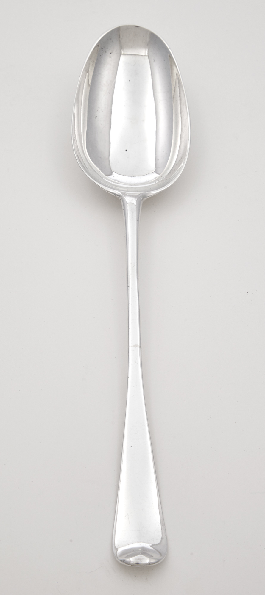 Lot image - George II Sterling Silver Stuffing Spoon