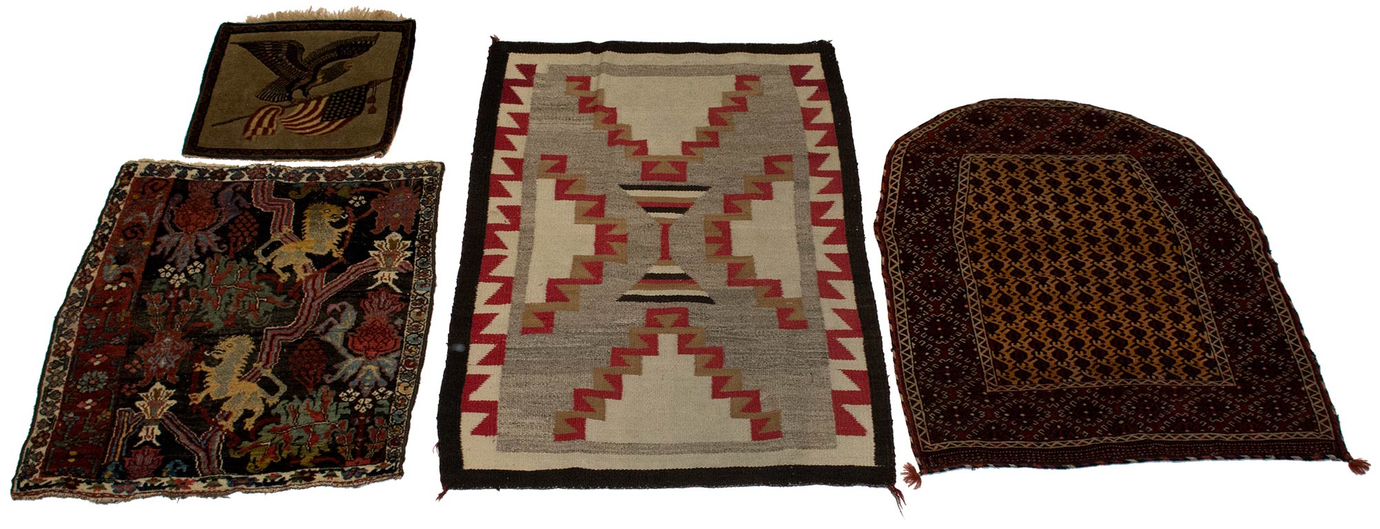 Lot image - Four Assorted Rugs