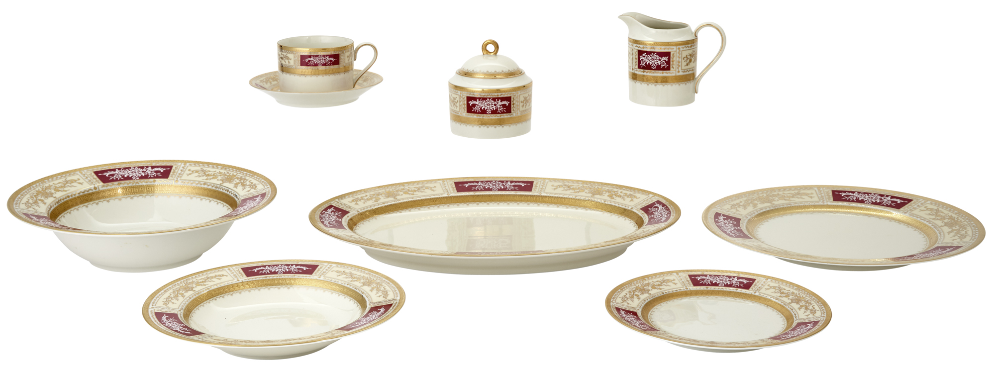 Lot image - Mikasa Porcelain Dinner Service