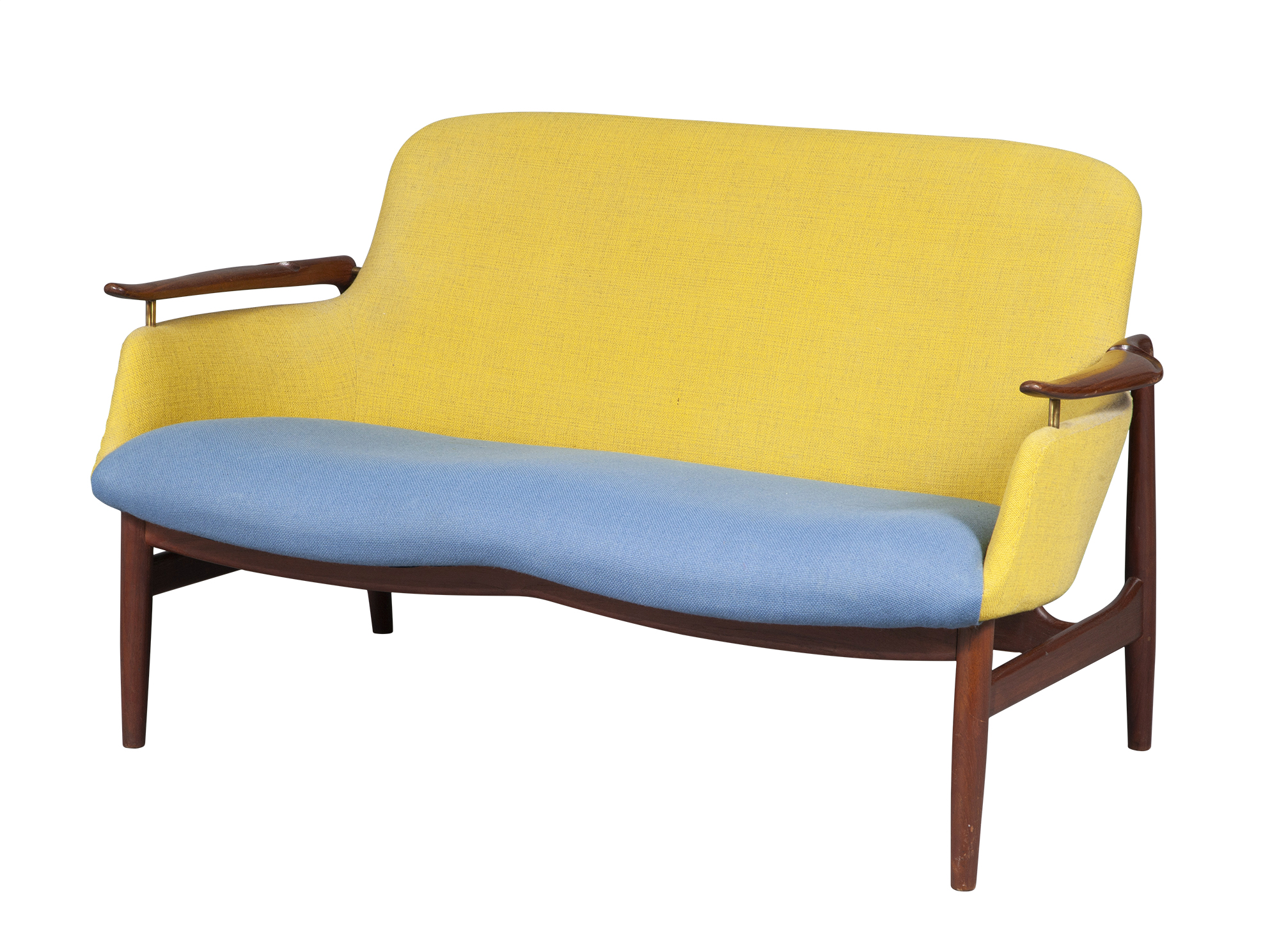 Lot image - Finn Juhl Upholstered Teak Model NV-53