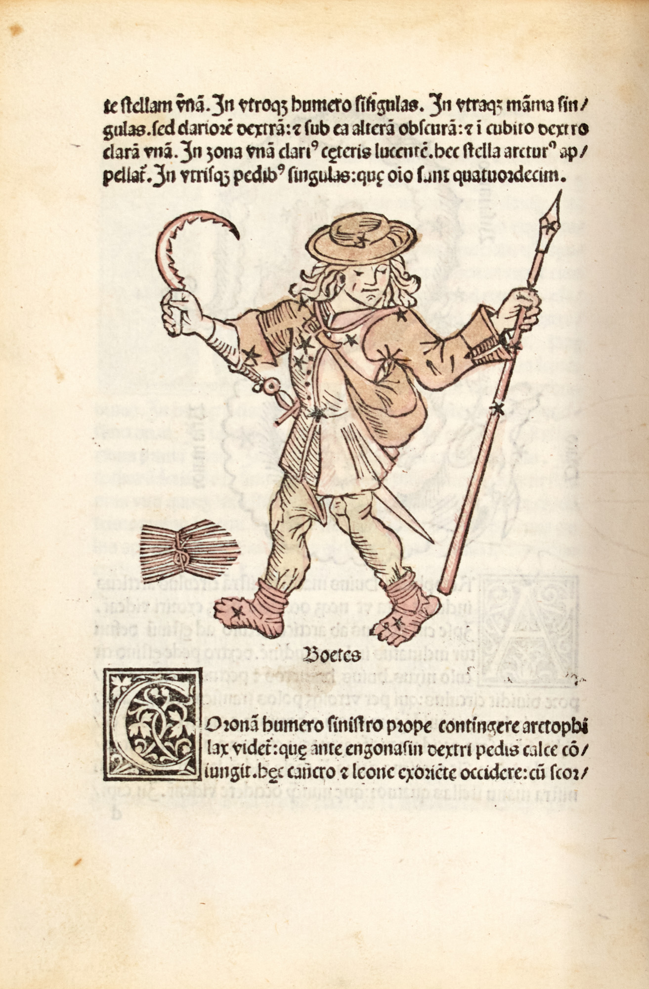 Lot image - HYGINUS MYTHOGRAPHUS [Jacobus Sentinus and Johannes Lucilius Santritter--eds.]  Poeticon astronomicon. [i.e. Clarissimi uiri Hyginii Poeticon astronomicon opus utilissimum].