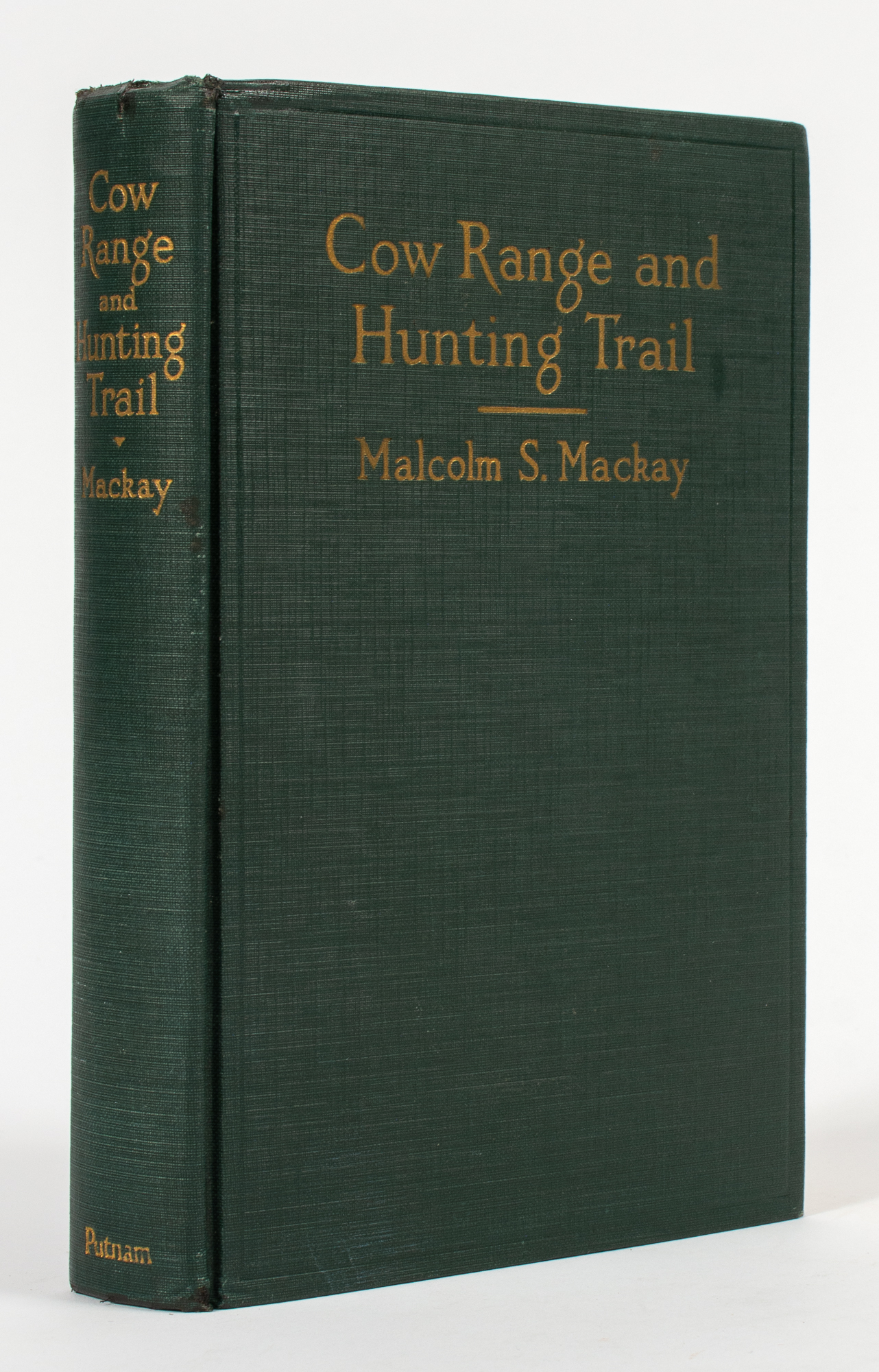 Lot image - [ALASKA - BIG GAME HUNTING]  MACKAY, MALCOLM S. Cow Range and Hunting Trail.
