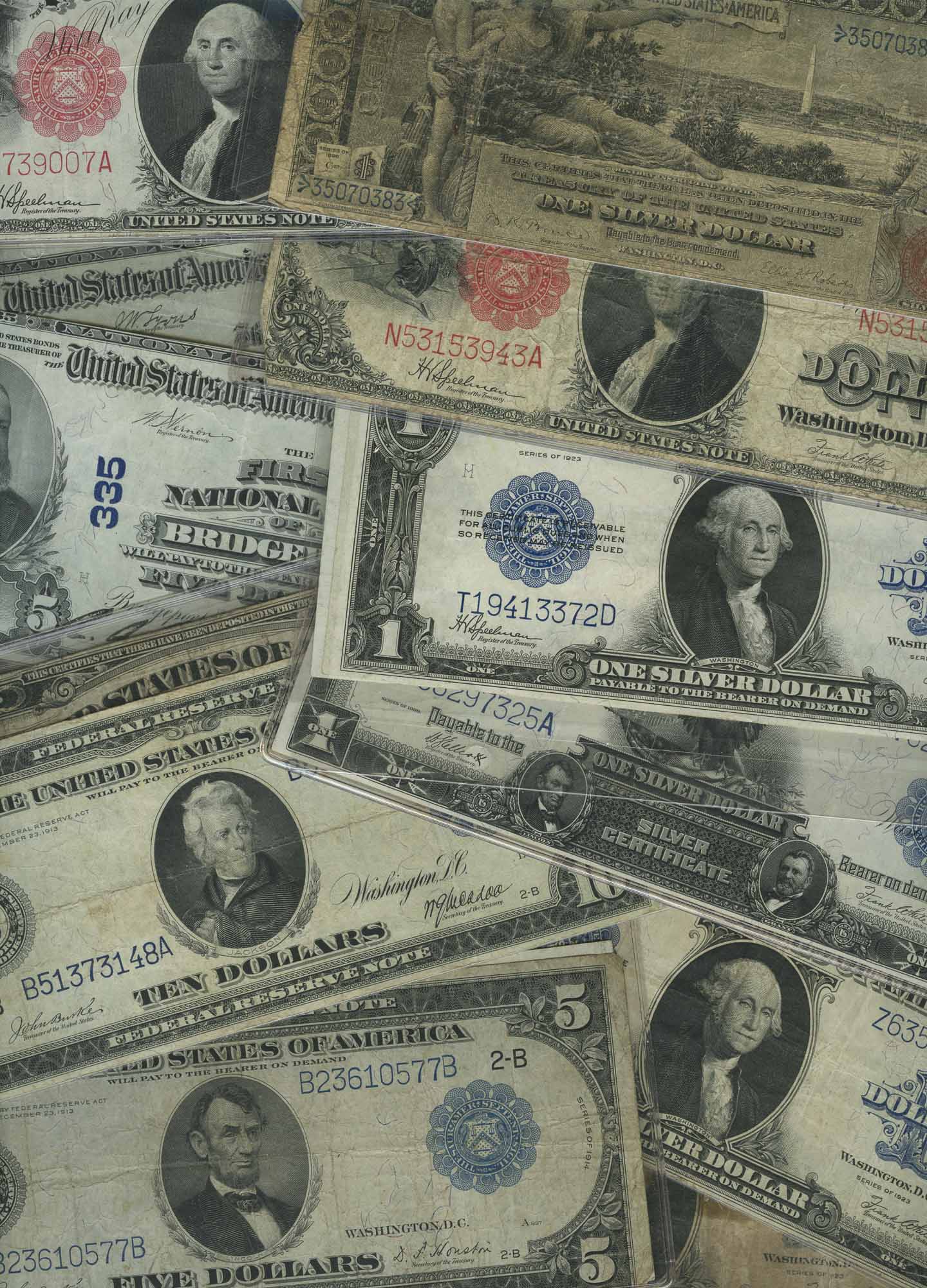 Lot image - United States Large Size Bank Notes