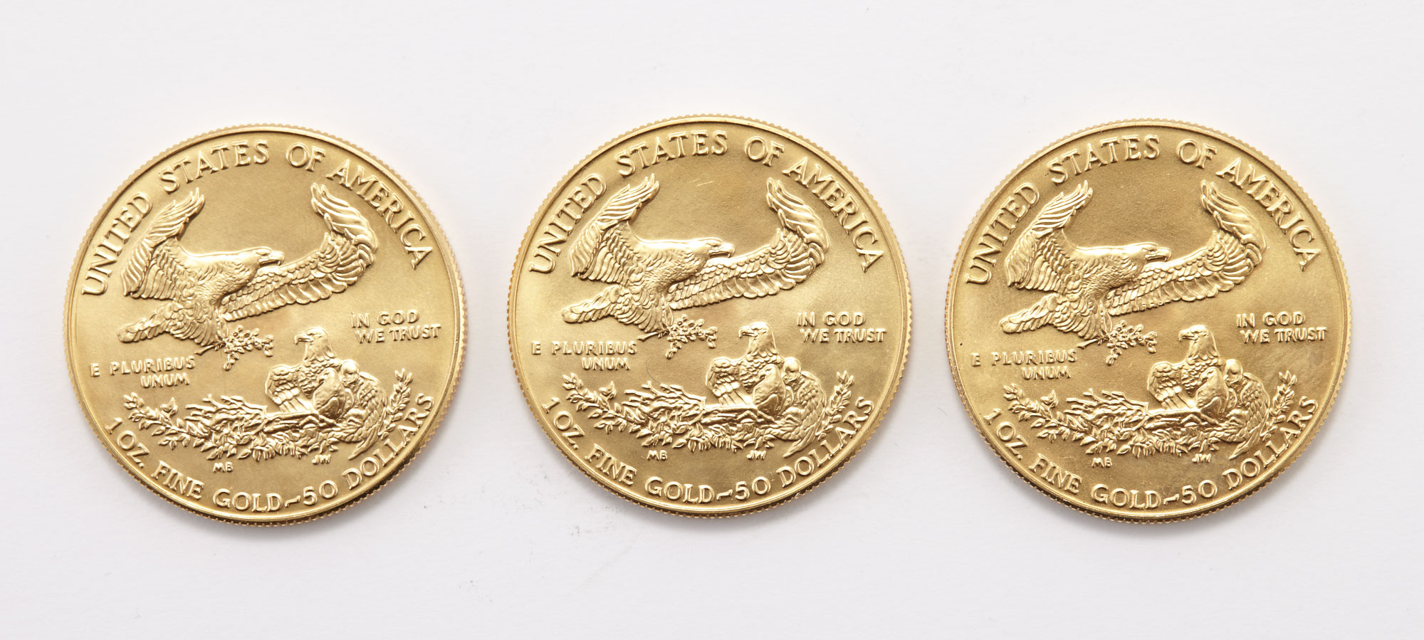 Lot image - United States 1989 $50 Gold Eagles