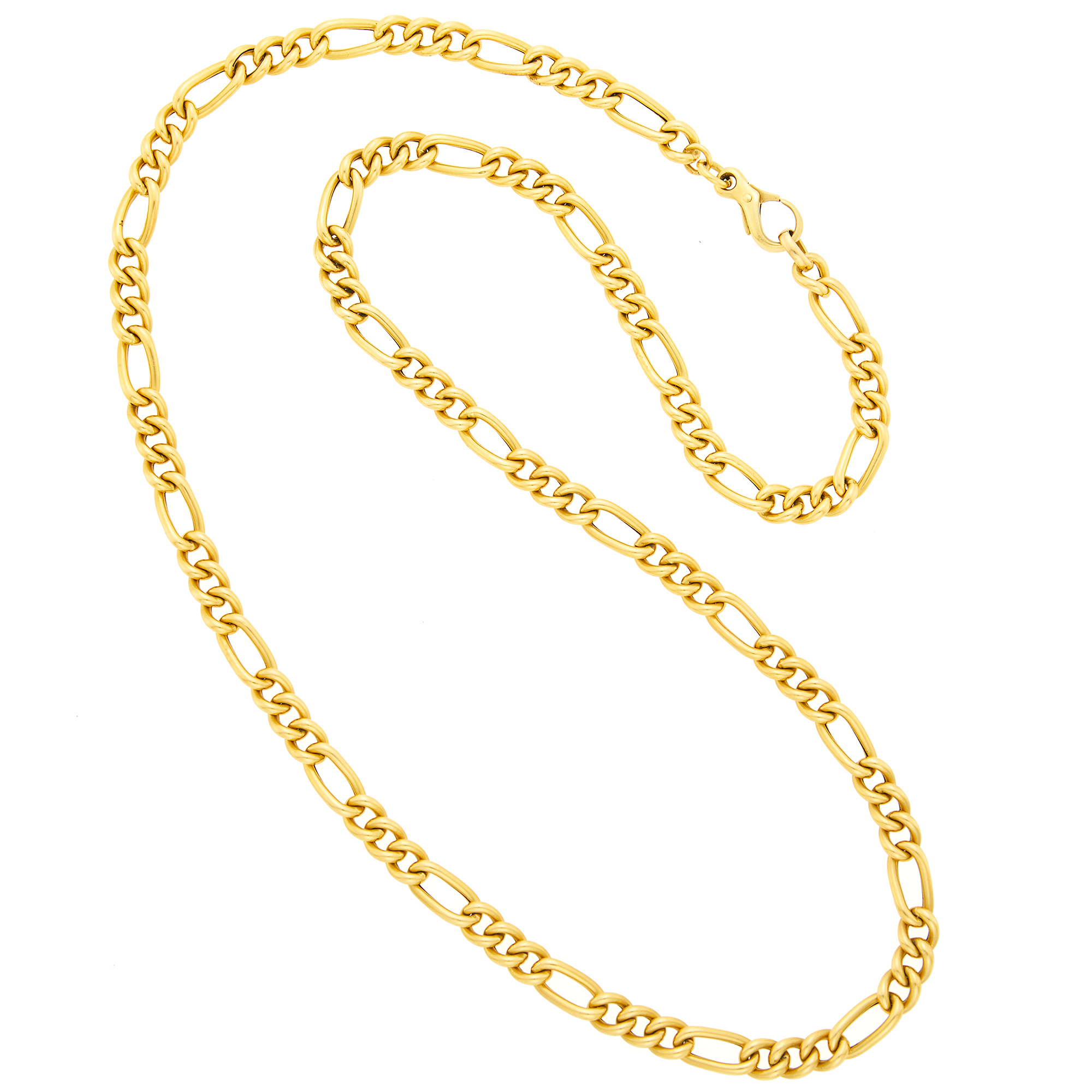 Lot image - Long Gold Chain Necklace