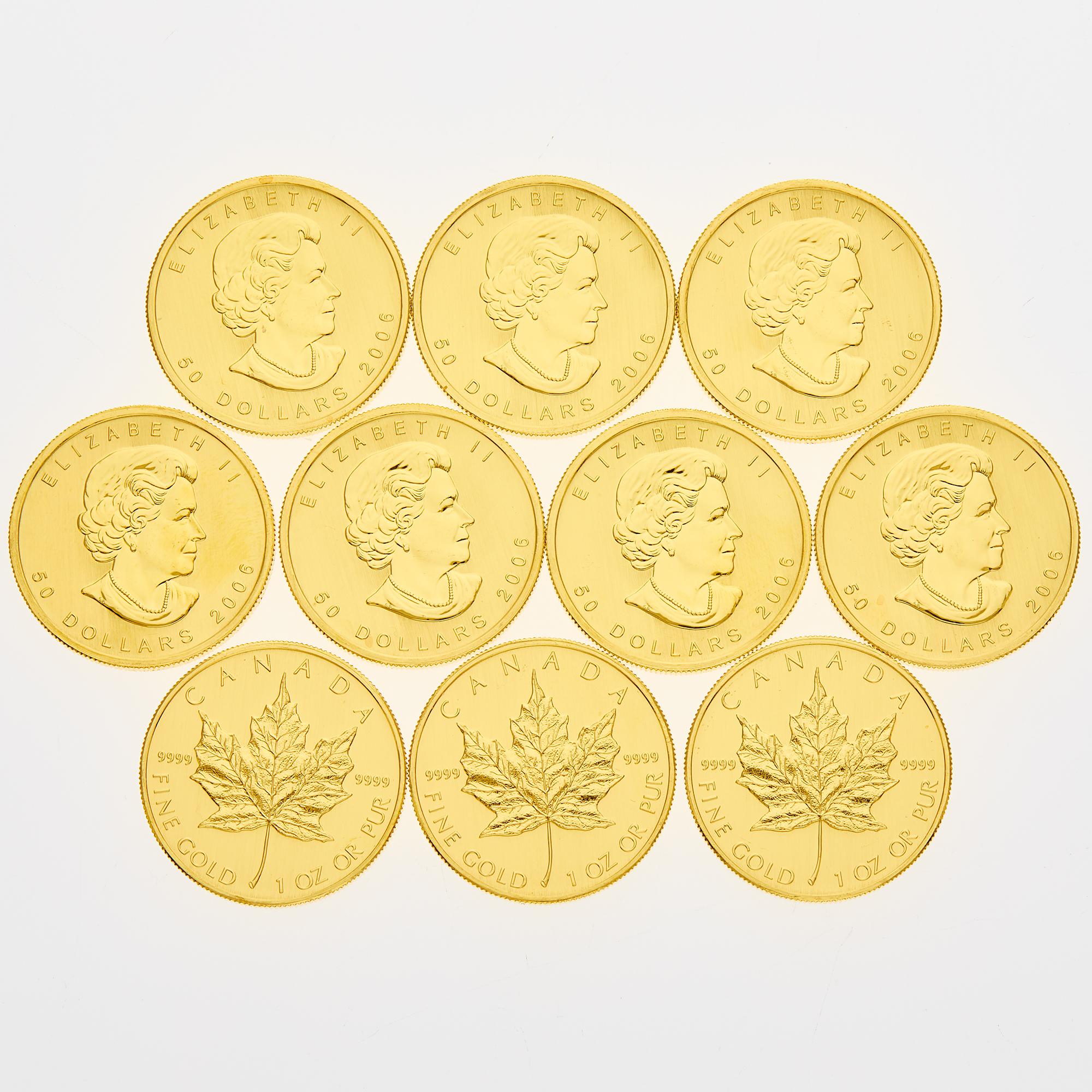 Lot image - Canada $50 Gold Maple