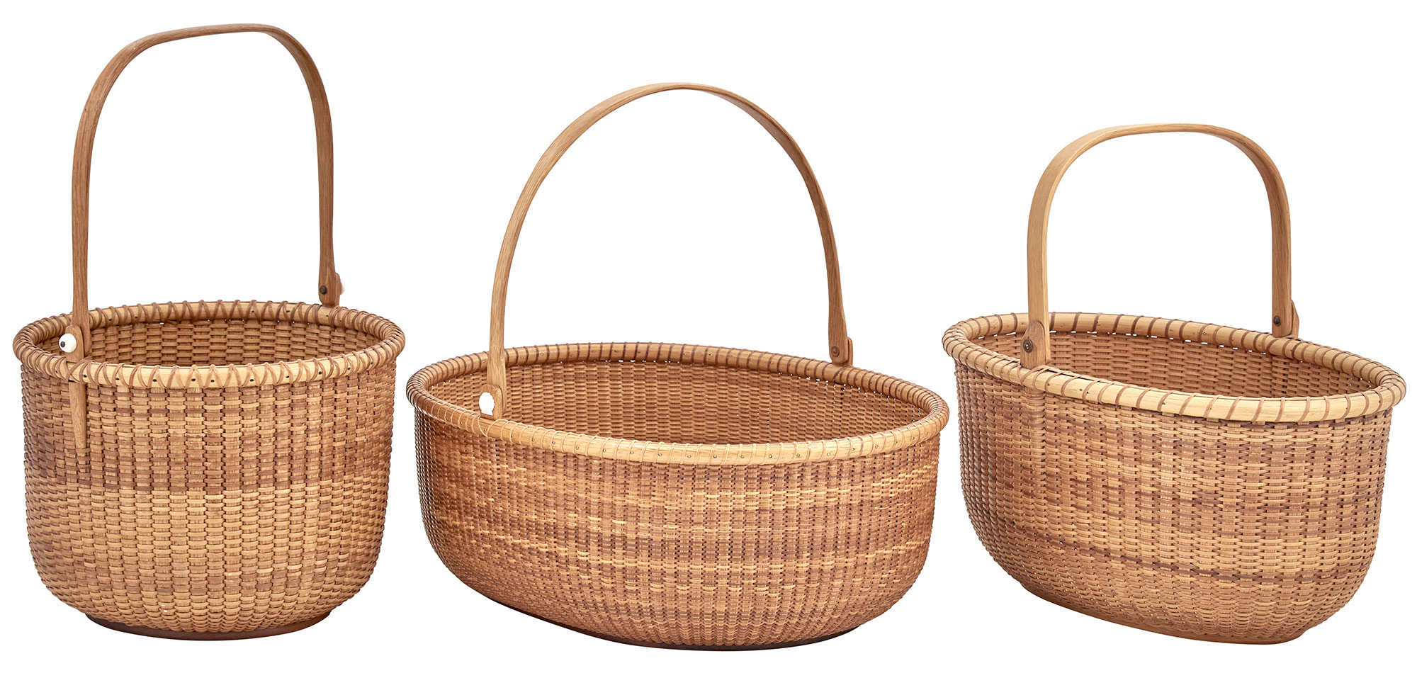 Lot image - Group of Three Open Lightship Baskets