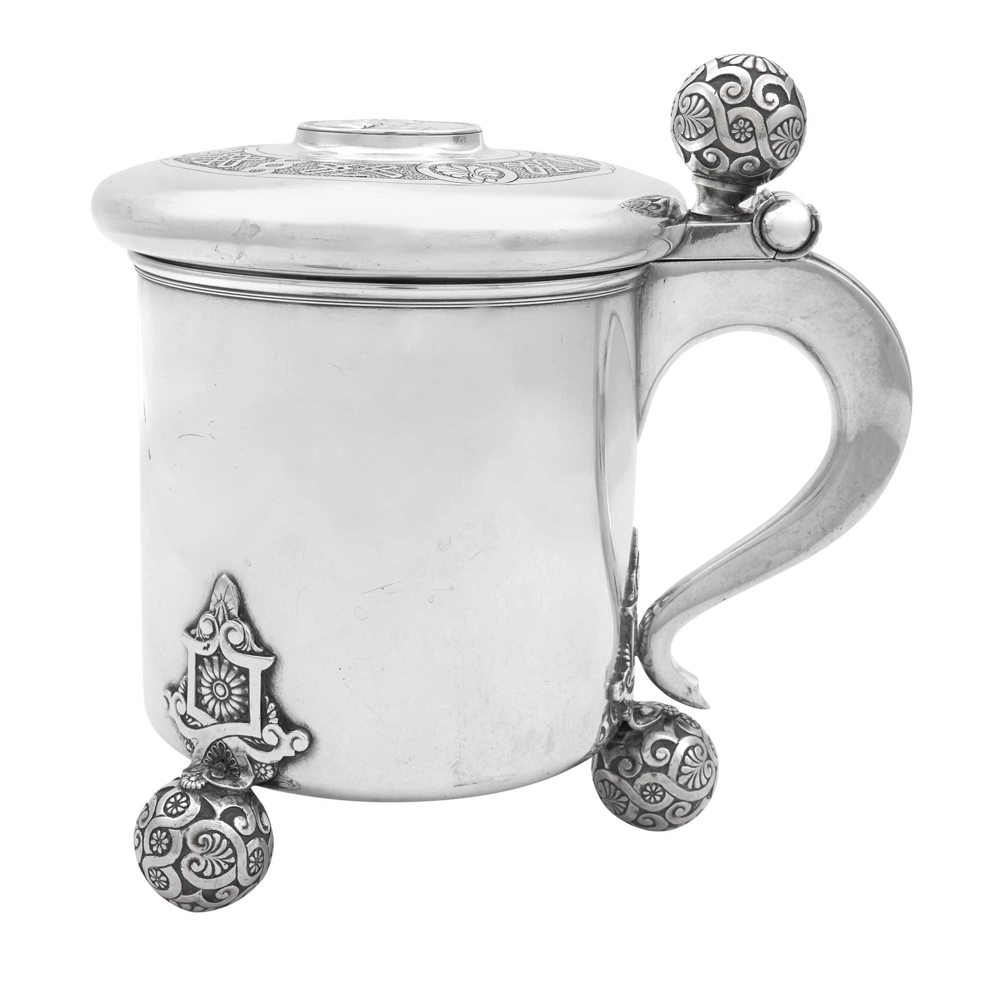 Lot image - Swedish Silver Tankard