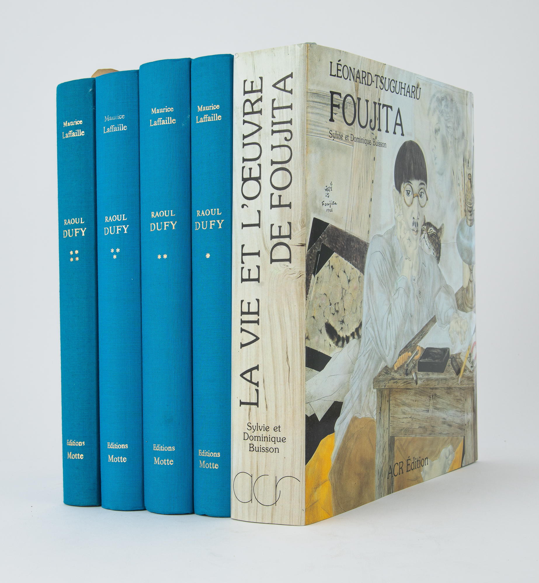 Lot image - [ART-DUFY, RAOUL]  LAFFAILLE, MAURICE AND FANNY GUILLON-LAFAILLE. Raoul Dufy. Catalogue raisonné de loeuvre peint.