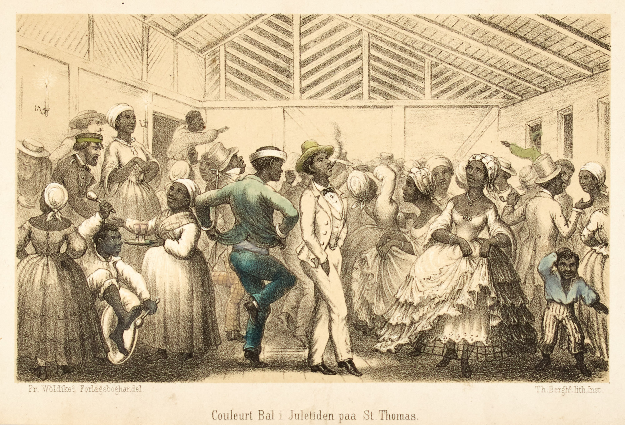 Lot image - [WEST INDIES]  HOLM, J. Korvetten Heimdals Togt til de vestindiste Farvande i Aarene 1861 & 1862.