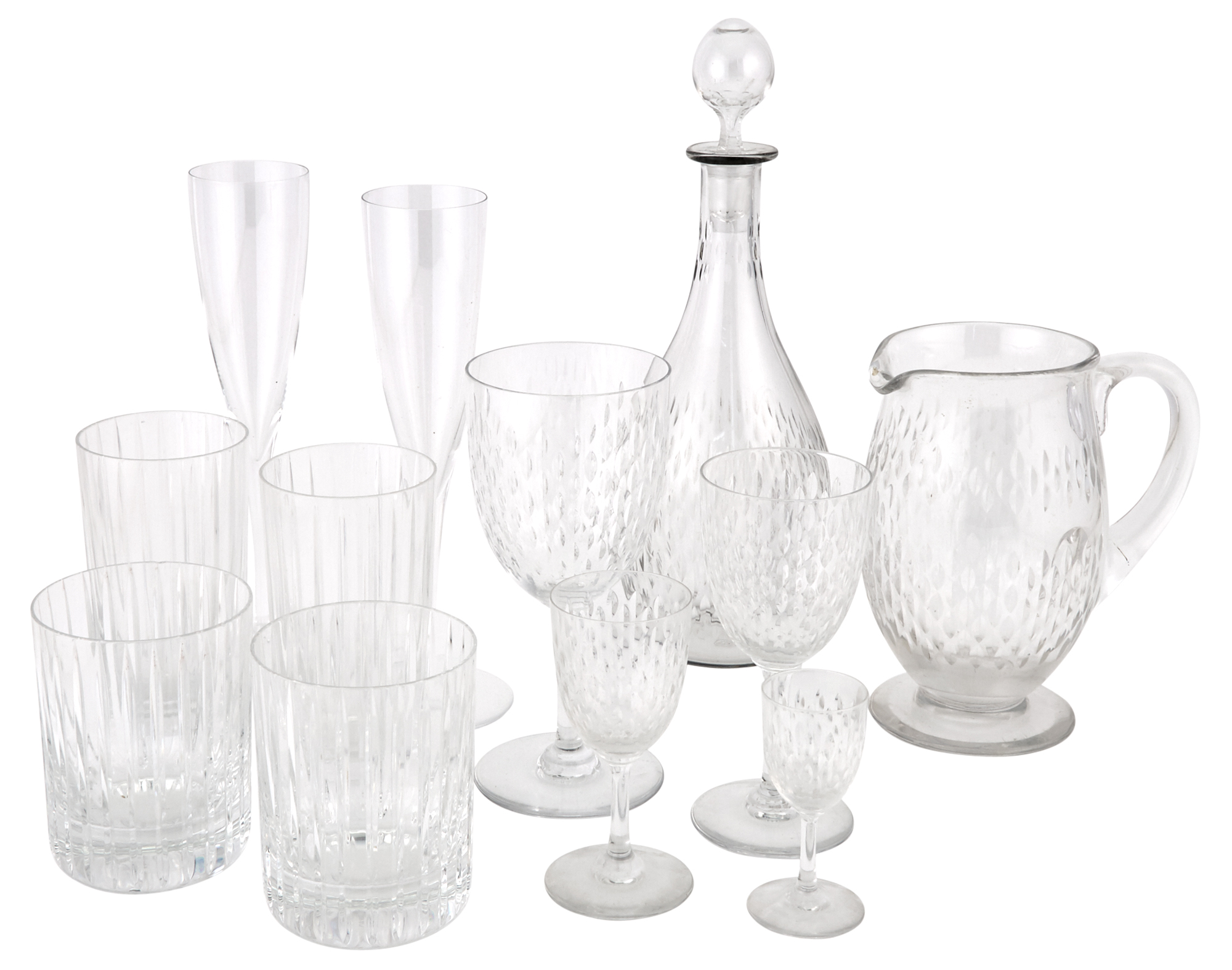 Lot image - Group of Baccarat Glass Tableware