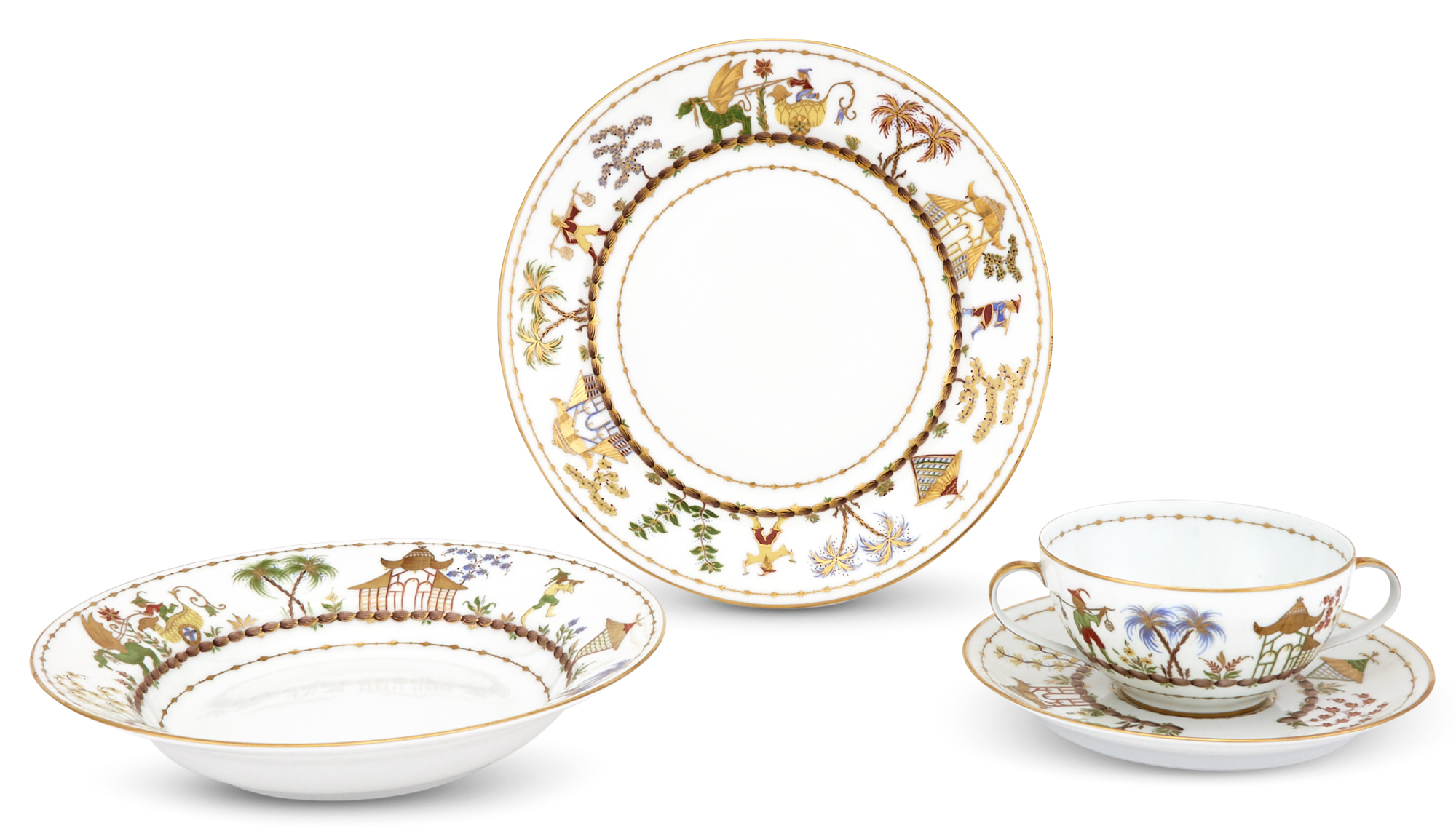 Lot image - Tiffany & Co. for Le Tallec Porcelain Cirque Chinois