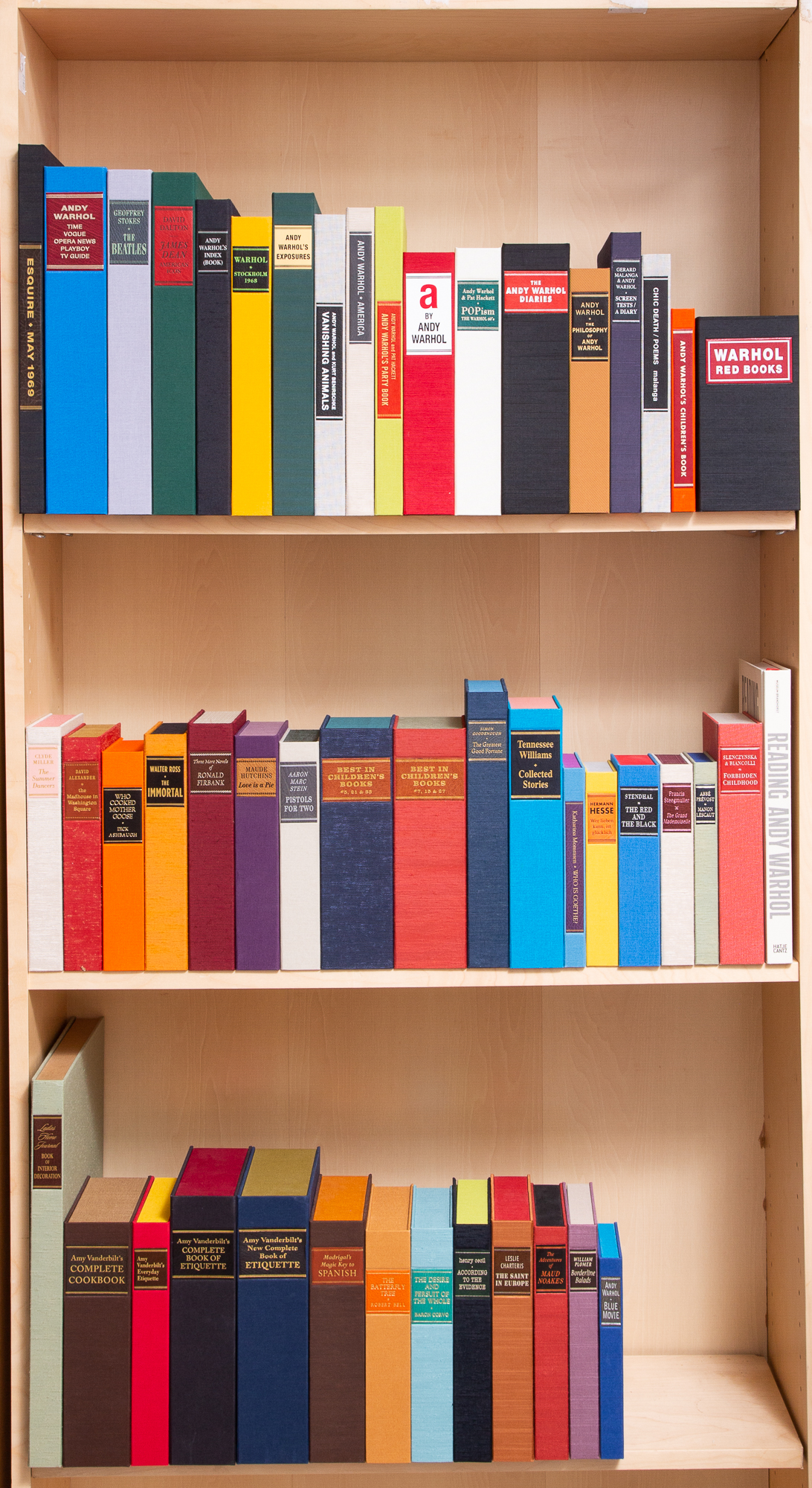 Lot image - Andy Warhol  A collection of Warhols work in books and magazines.