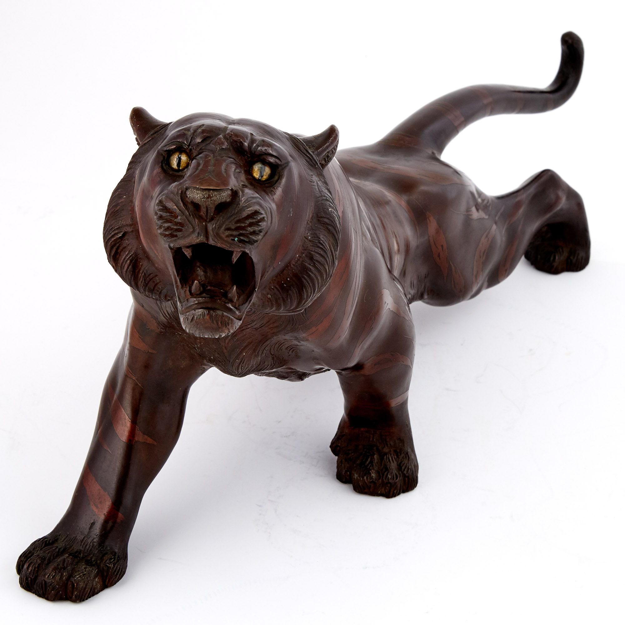 Lot image - Japanese Bronze Tiger