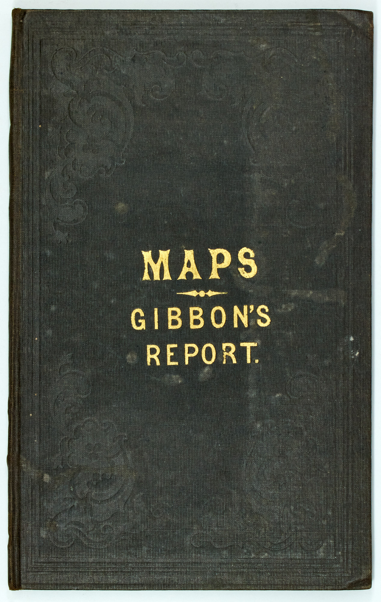 Lot image - [MAPS--SOUTH AMERICA]  [GIBBON, LARDNER]. Maps. Gibbons Report [Cover title].