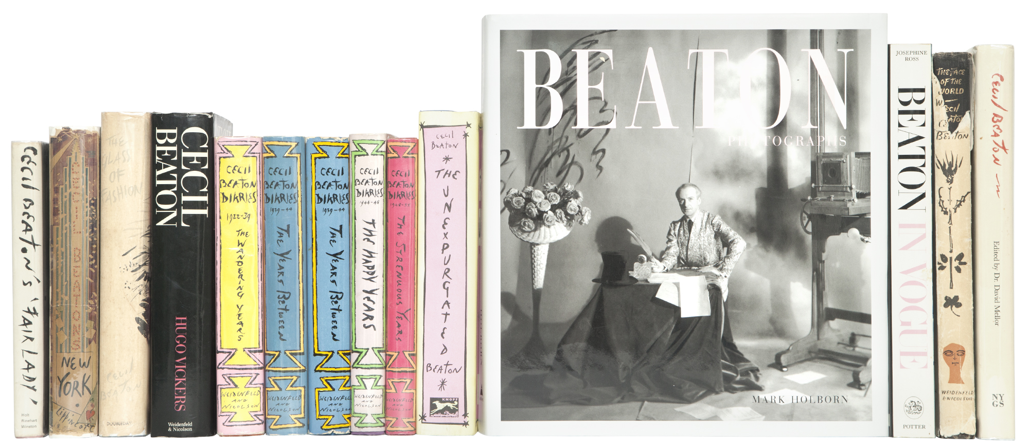 Lot image - BEATON, CECIL  Group of approximately fourteen volumes by or about Beaton.