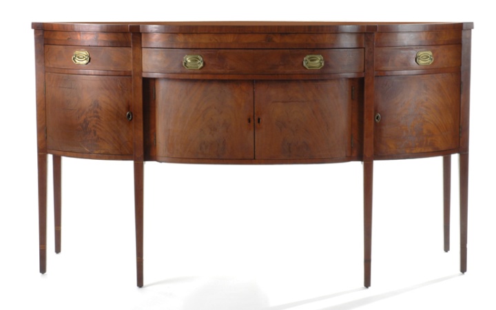 Lot image - Federal Inlaid Mahogany Sideboard