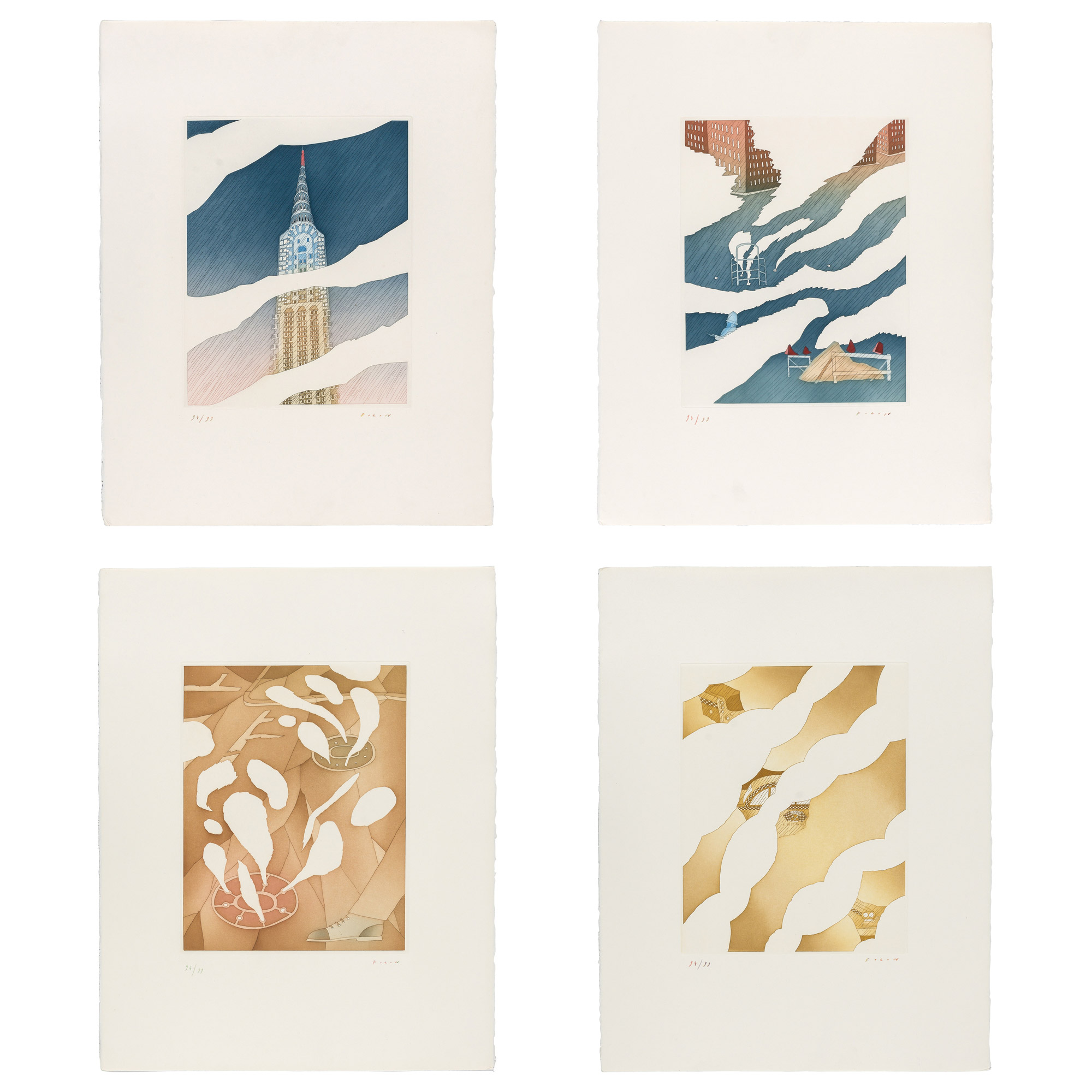 Lot image - Jean-Michel Folon (1934-2005)