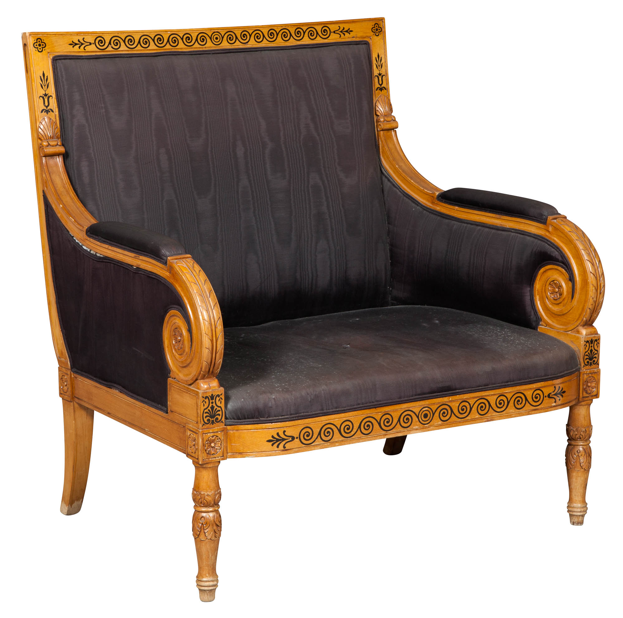 Lot image - Charles X Style Beechwood Part-Painted Marquise