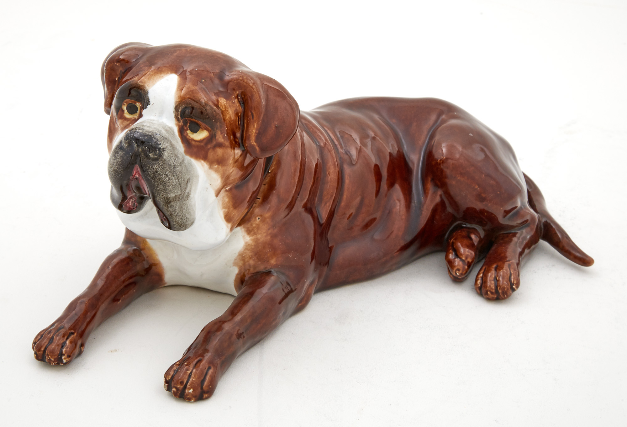 Lot image - Russian Pottery Model of a Dog