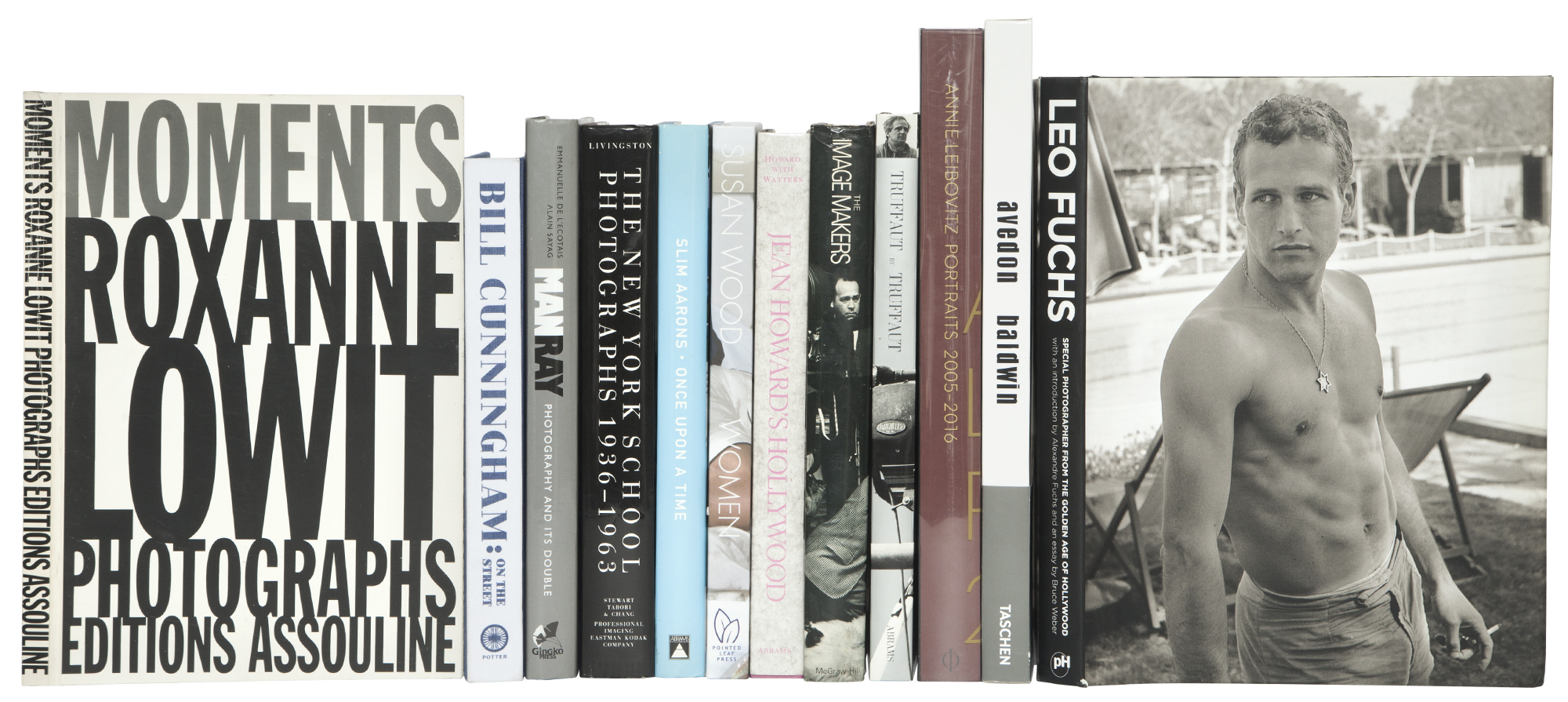 Lot image - [BOOKS-PHOTOGRAPHY]  Group of approximately twelve volumes on photography, photographers and film.