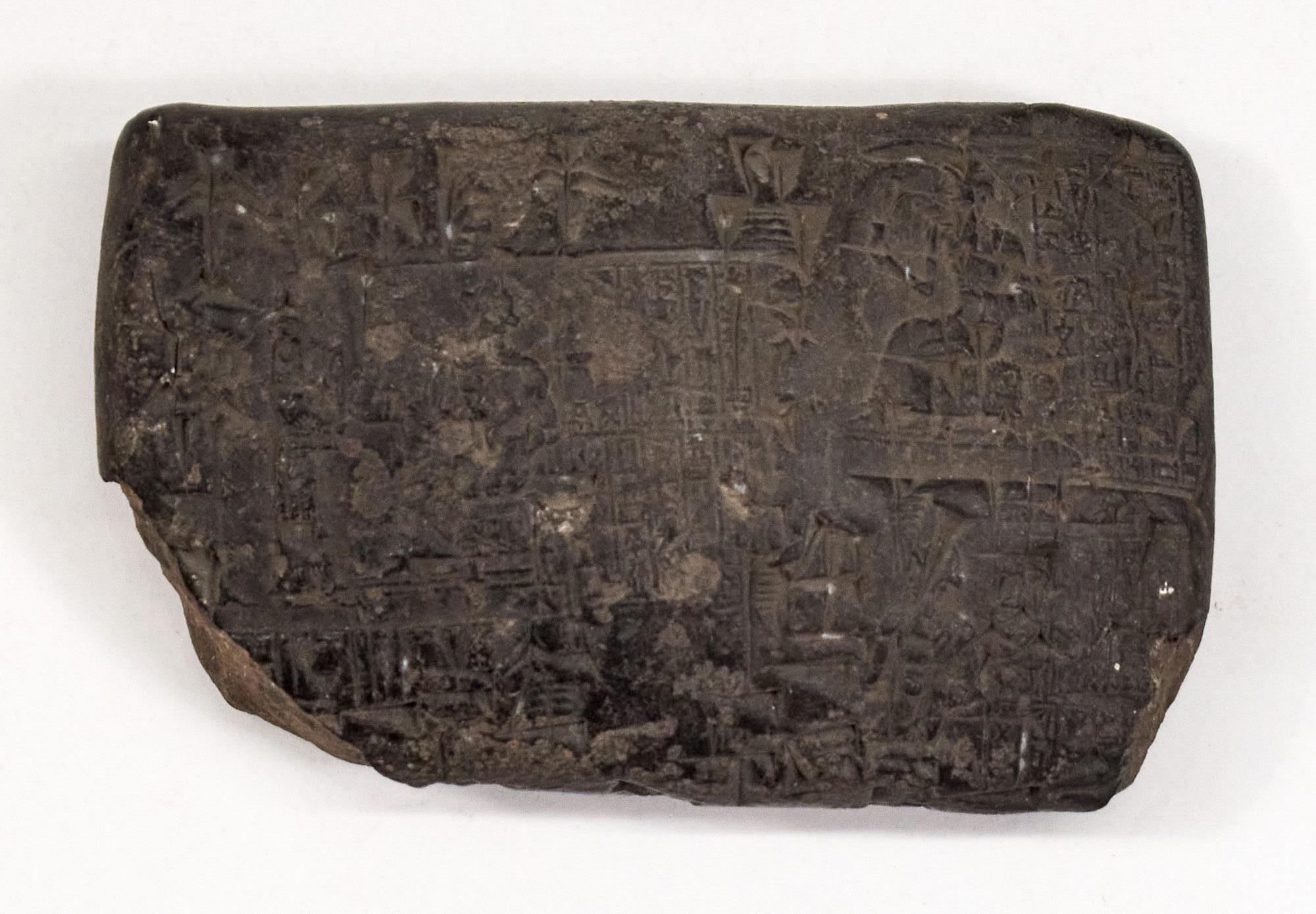 Lot image - [EARLY WRITING]  Mesopotamian terracotta cuneiform tablet, Third Dynasty of Ur.