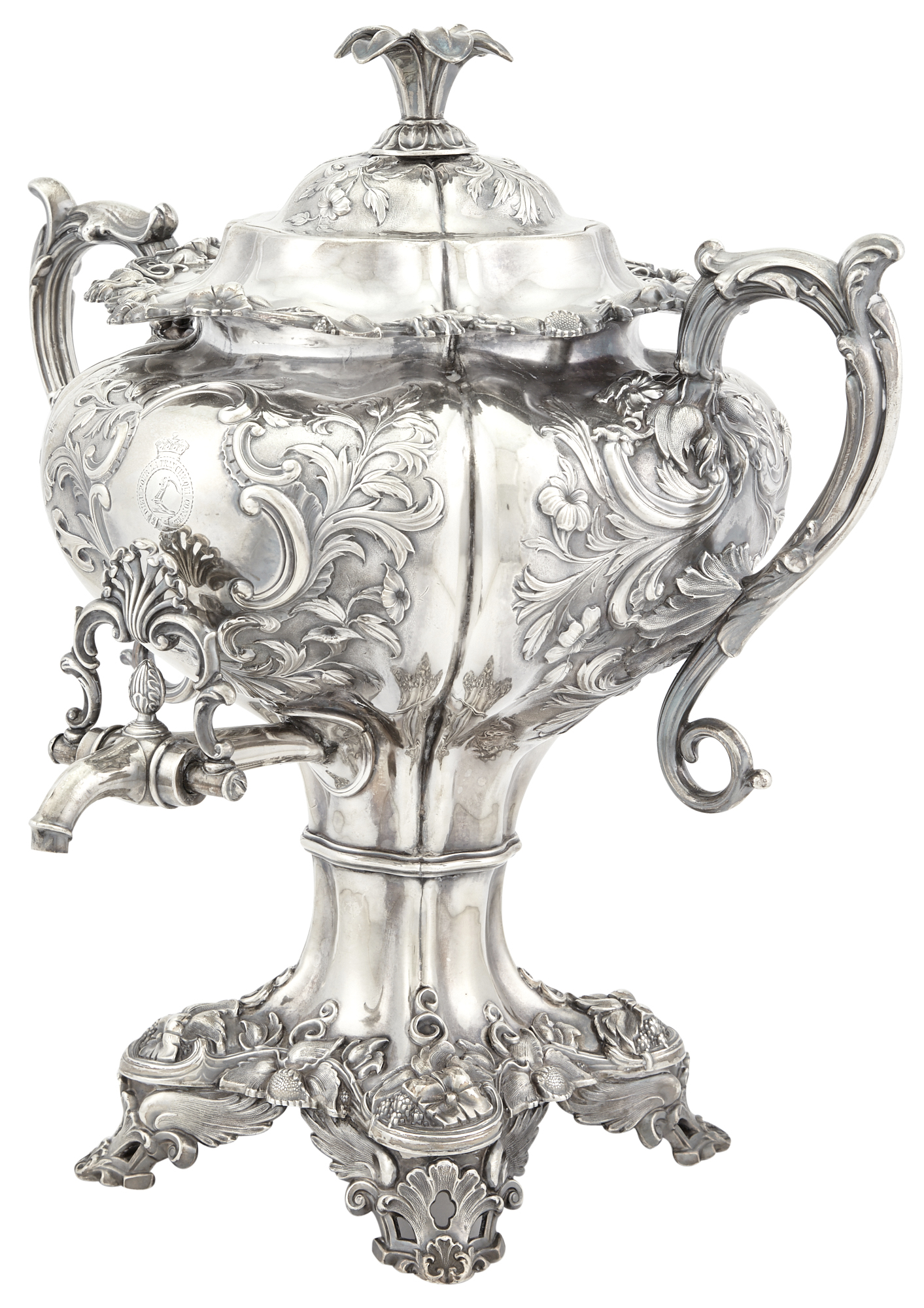 Lot image - Victorian Sterling Silver Tea Urn