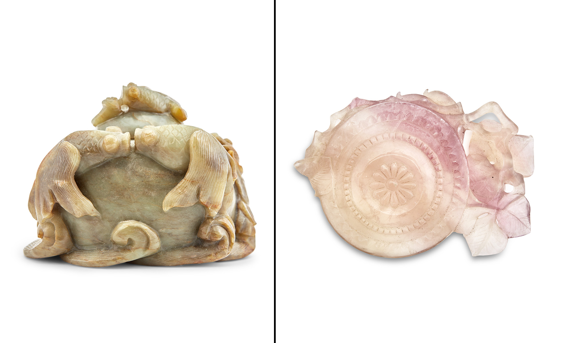 Lot image - Two Chinese Hardstone Carving