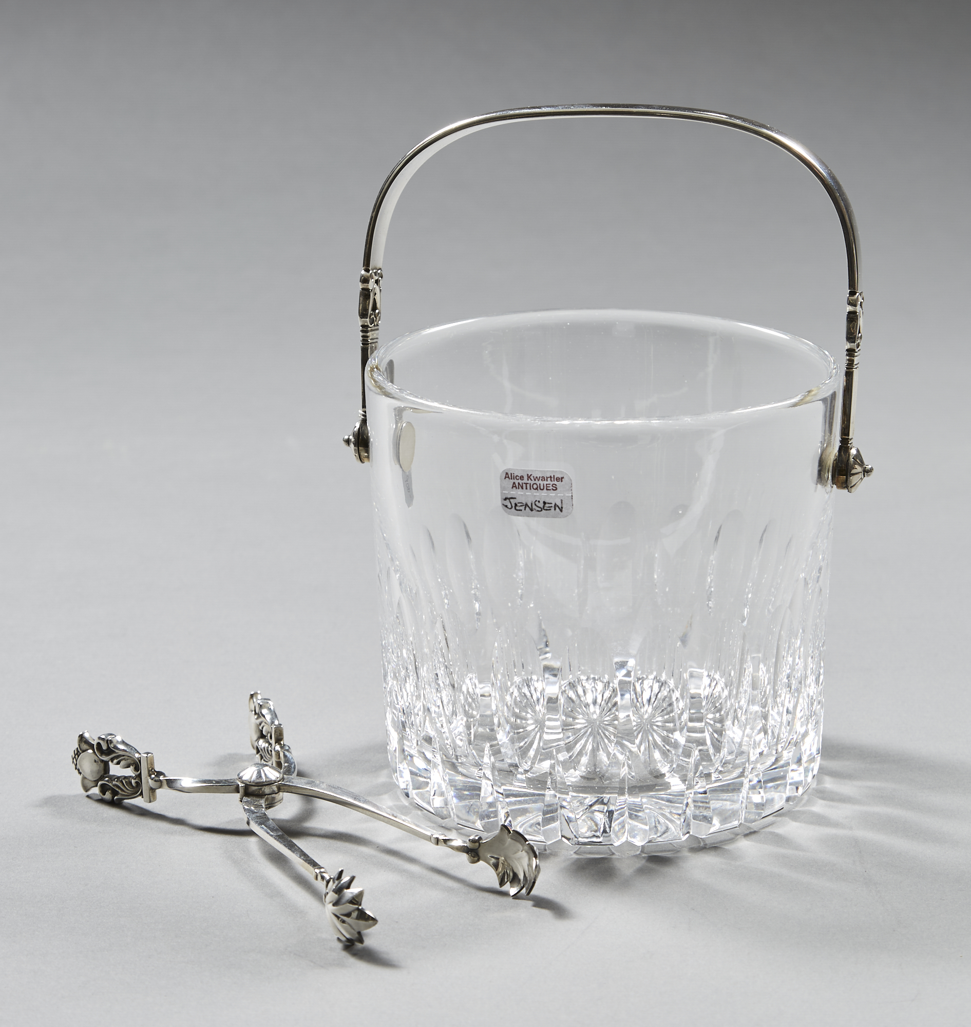 Lot image - Georg Jensen Sterling Silver and Glass Acorn