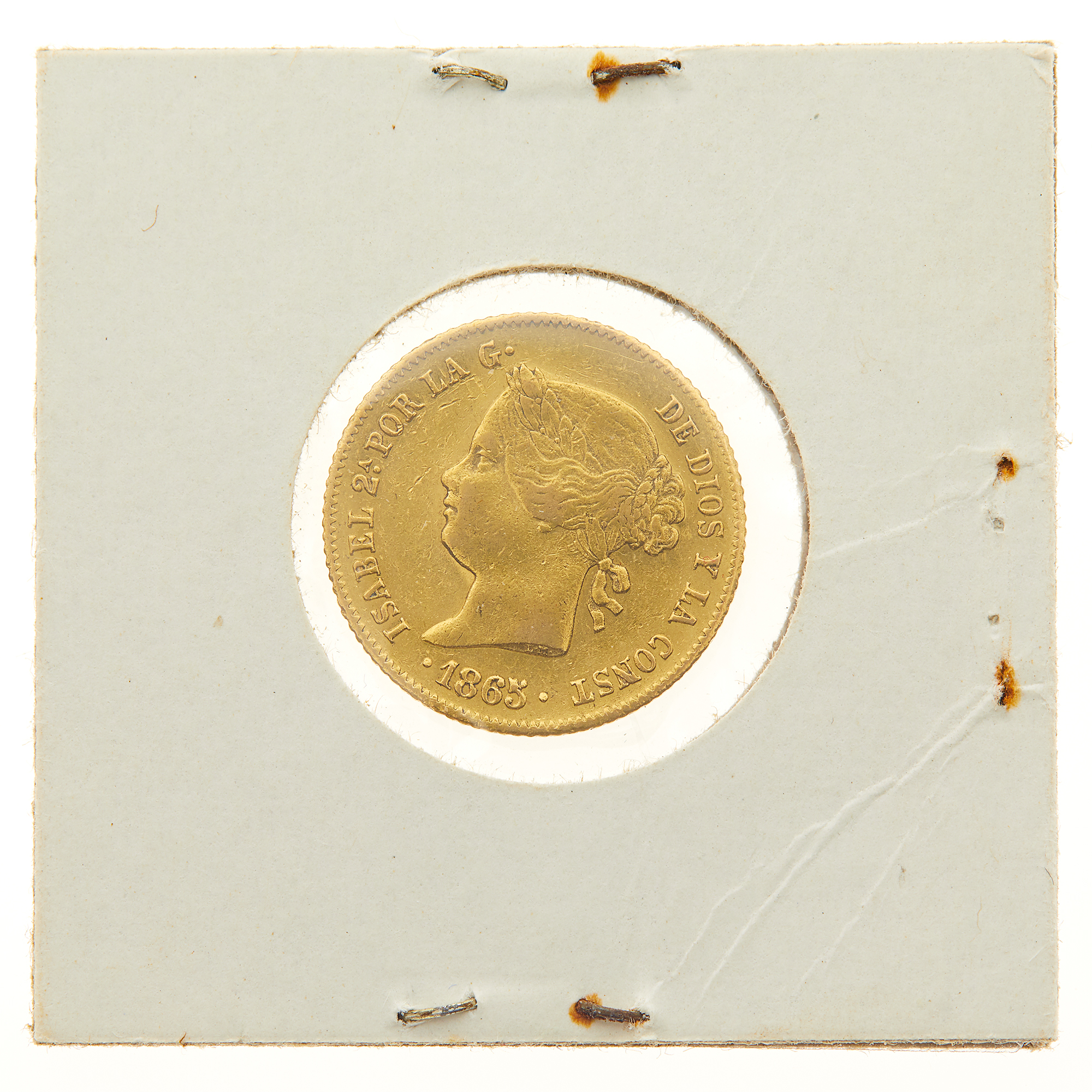 Lot image - Philippines 1865 4 Pesos
