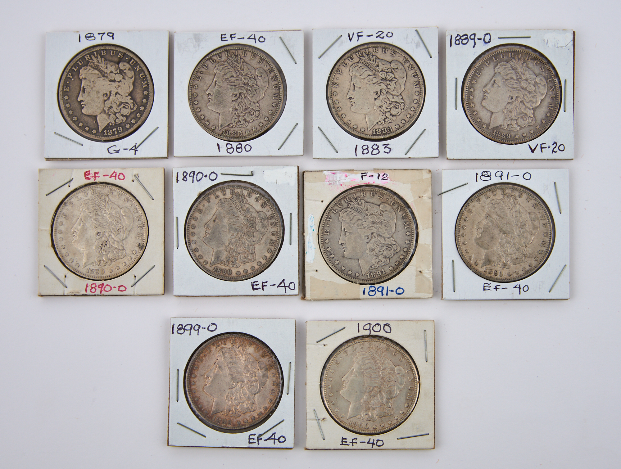 Lot image - United States Morgan Silver Dollar Group