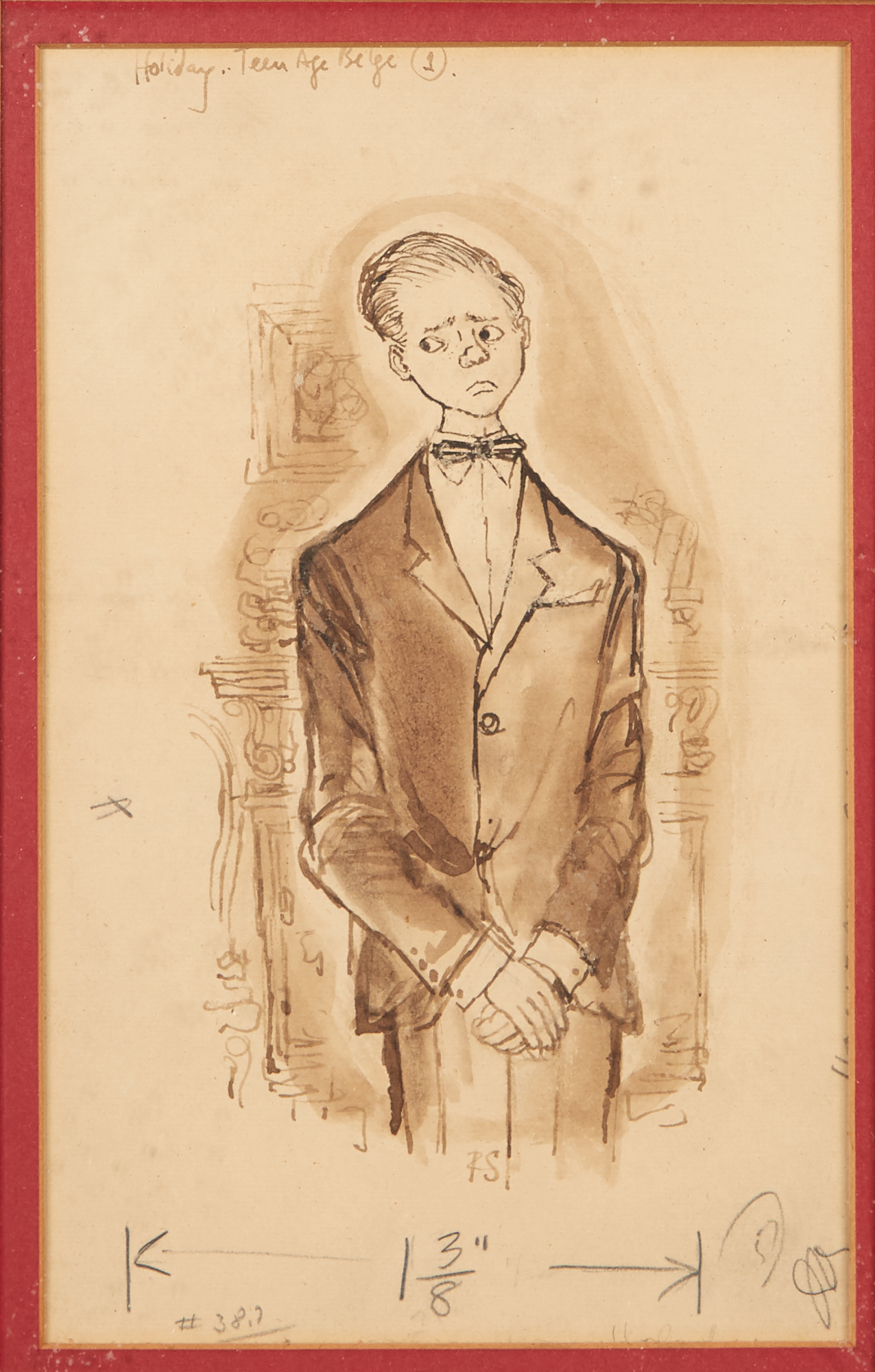 Lot image - SEARLE, RONALD  Teen Age Belge (1).