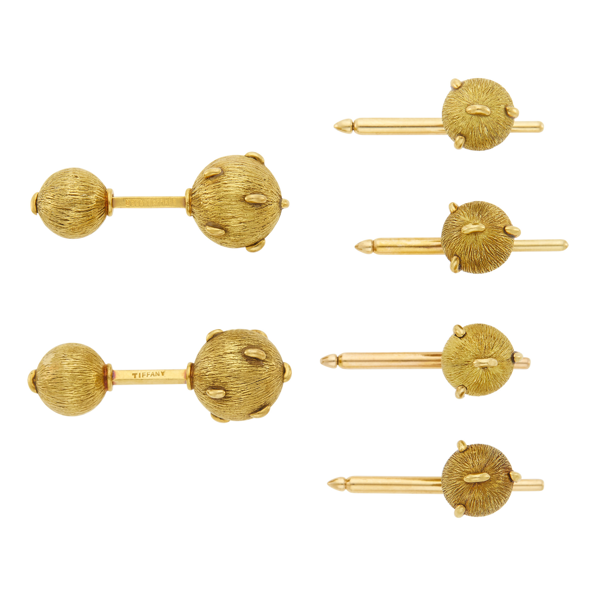 Lot image - Tiffany & Co., Schlumberger Gold Dress Set