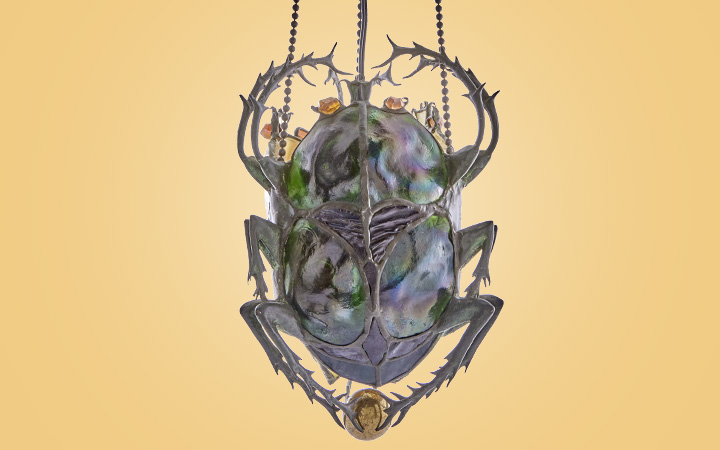 Tiffany Scarab Lamp